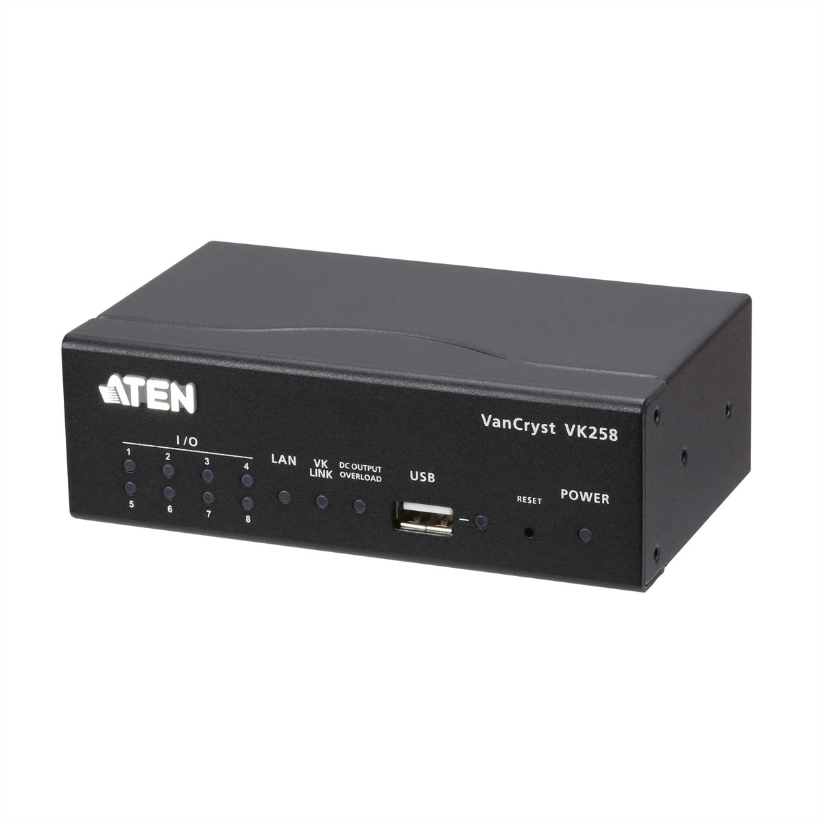 ATEN VK258 – 8-Kanal Digital-I/O-Erweiterungsbox, über LAN (PoE), DC-Ausgang, für ATEN Controller