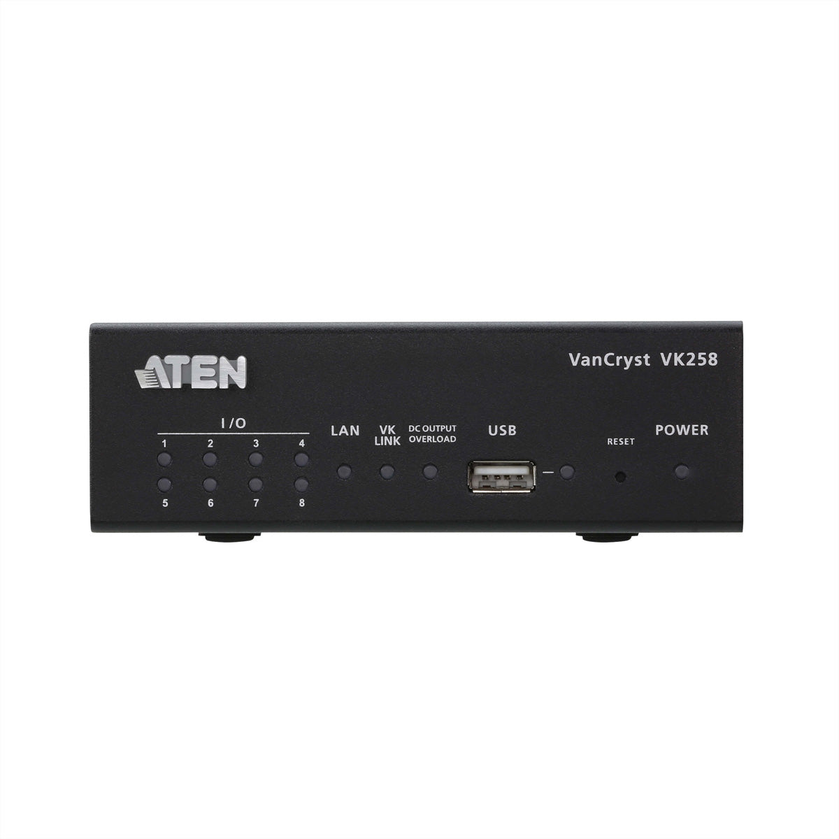 ATEN VK258 – 8-Kanal Digital-I/O-Erweiterungsbox, über LAN (PoE), DC-Ausgang, für ATEN Controller