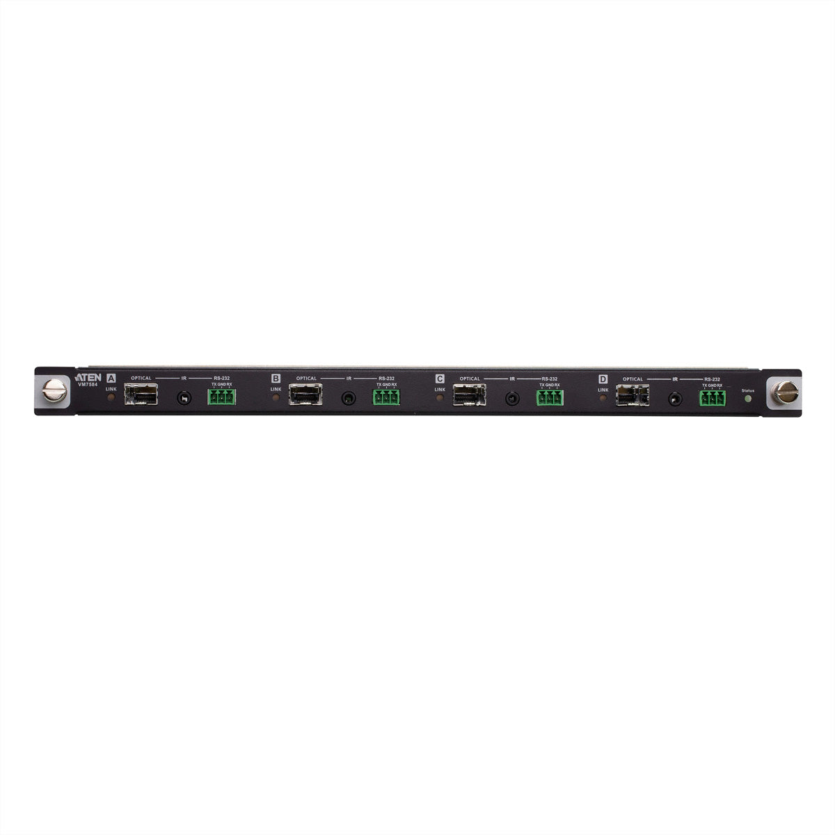 ATEN VM7584K2 – HDMI Eingabekarte, über Glasfaser (SFP+), 4× HDMI In, 4K@60 Hz, 10 km, HDCP 2.2
