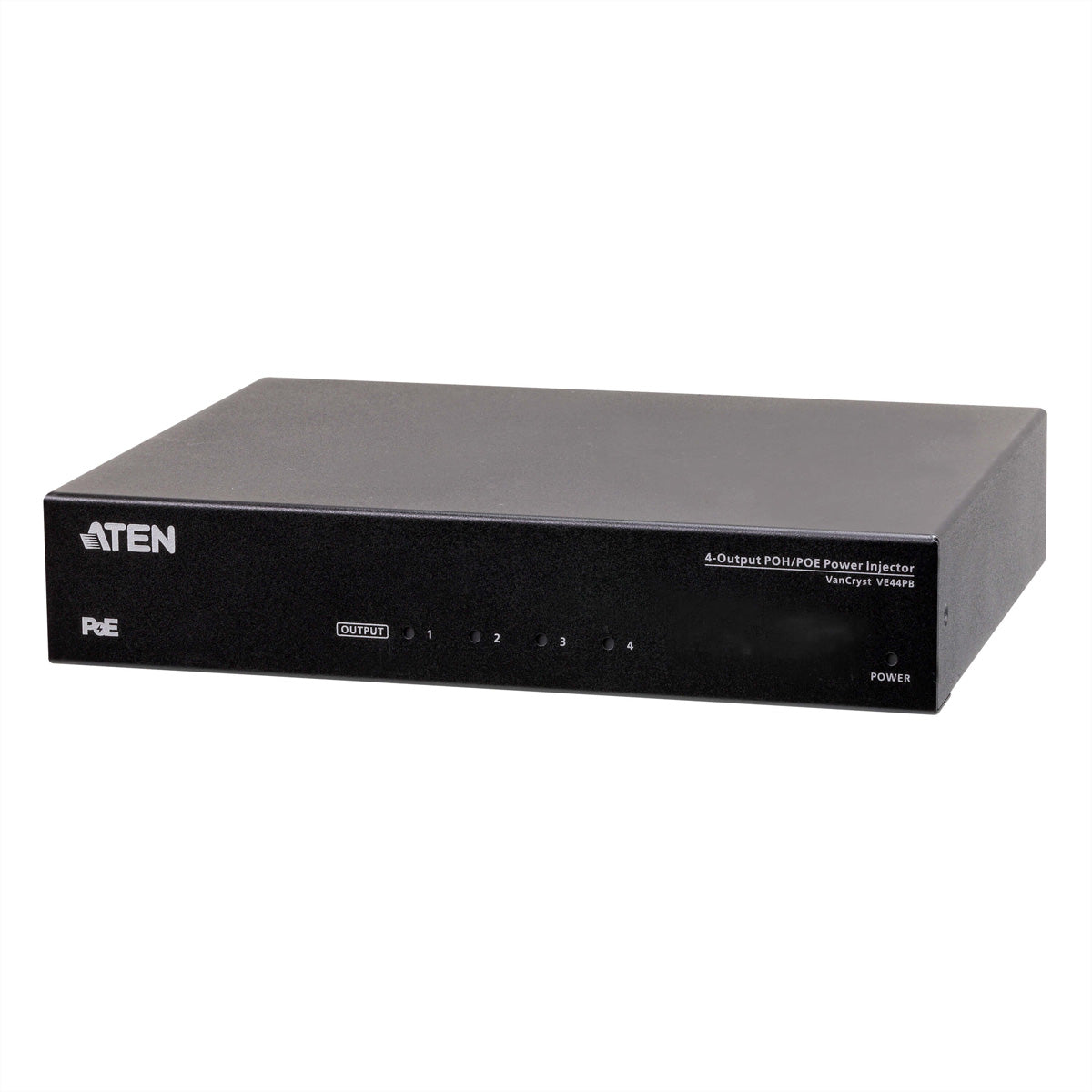 ATEN VE44PB – PoE-Injektor, HDBaseT, 4× PoE-Ports, PoH/PoE (IEEE 802.3af), für ATEN PoH/PoE-Geräte