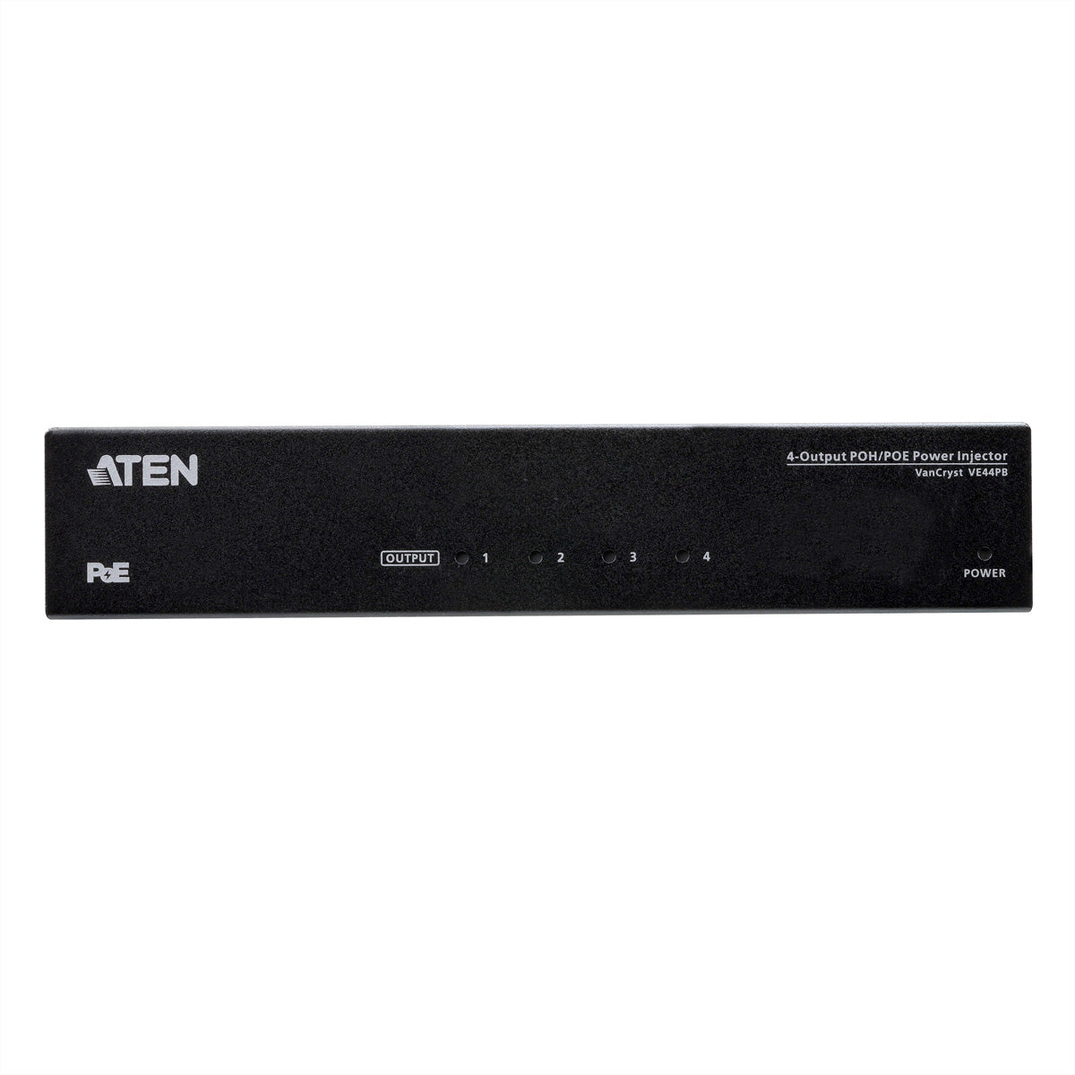 ATEN VE44PB – PoE-Injektor, HDBaseT, 4× PoE-Ports, PoH/PoE (IEEE 802.3af), für ATEN PoH/PoE-Geräte