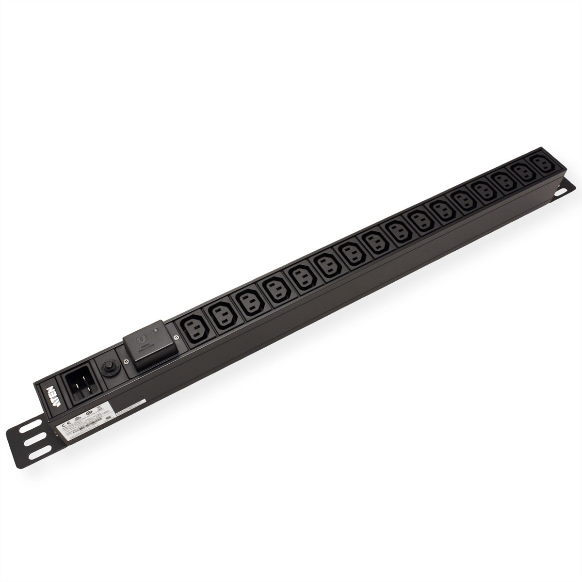 ATEN PE0216SG PDU 3,8 kVA – Überspannungsschutz, Überstromschutz – 0U Rack – C13×16 – Schwarz