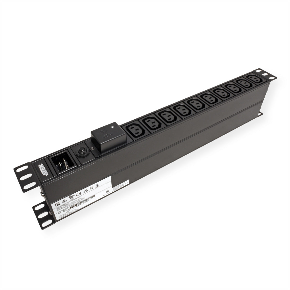 ATEN PE0218SG – Rack-PDU Basic, 18× IEC (C13/C19), 16 A, 3,8 kW, 1U horizontal