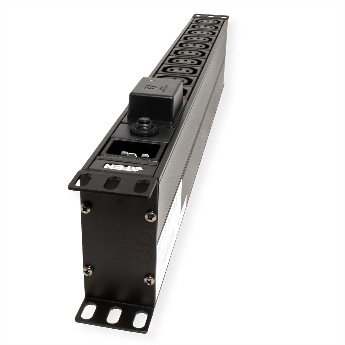 ATEN PE0218SG – Rack-PDU Basic, 18× IEC (C13/C19), 16 A, 3,8 kW, 1U horizontal