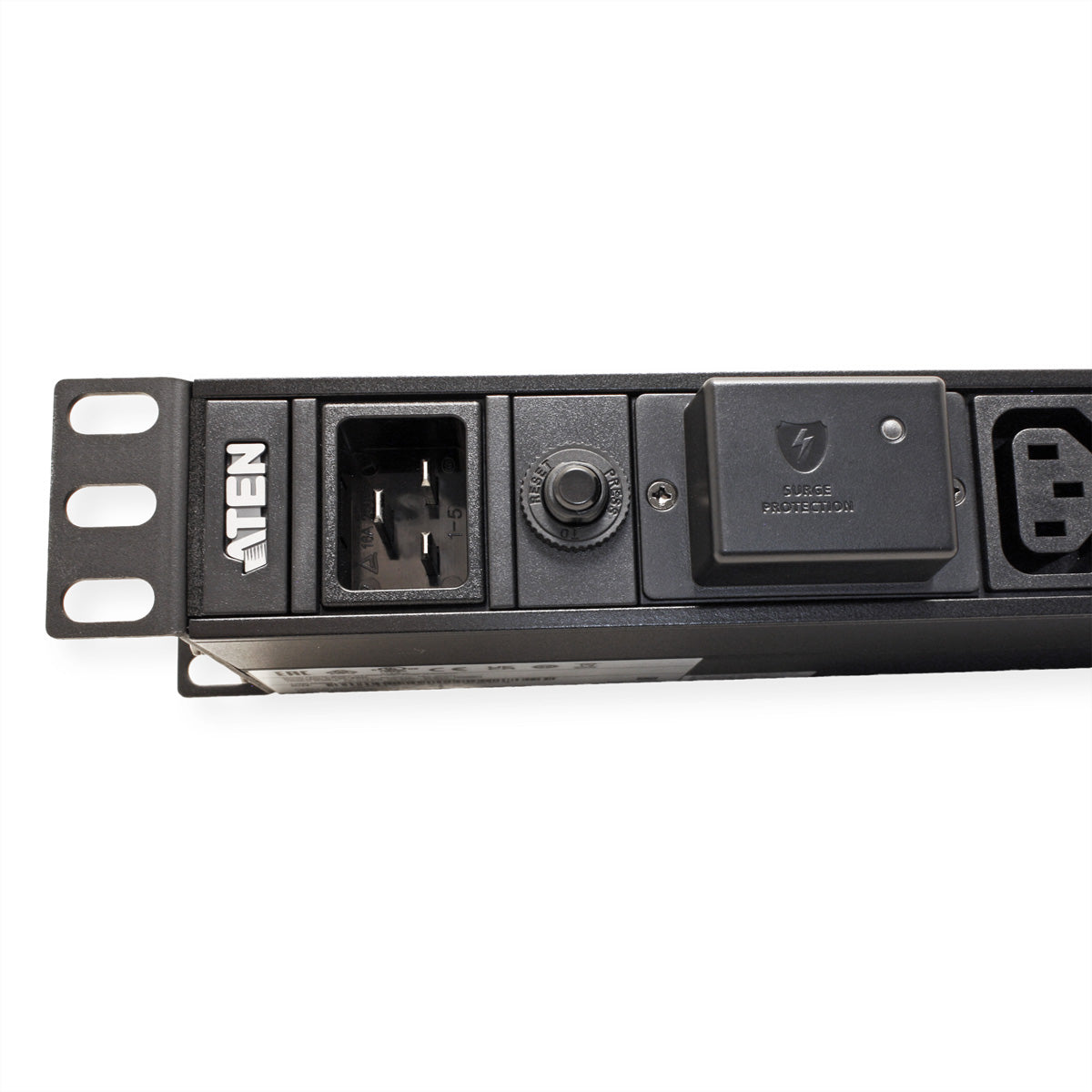 ATEN PE0218SG – Rack-PDU Basic, 18× IEC (C13/C19), 16 A, 3,8 kW, 1U horizontal