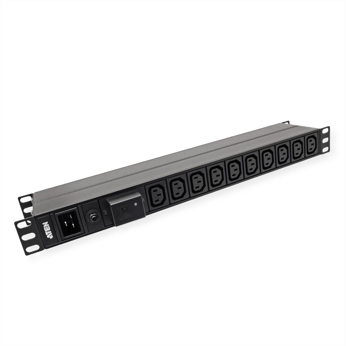 ATEN PE0218SG – Rack-PDU Basic, 18× IEC (C13/C19), 16 A, 3,8 kW, 1U horizontal