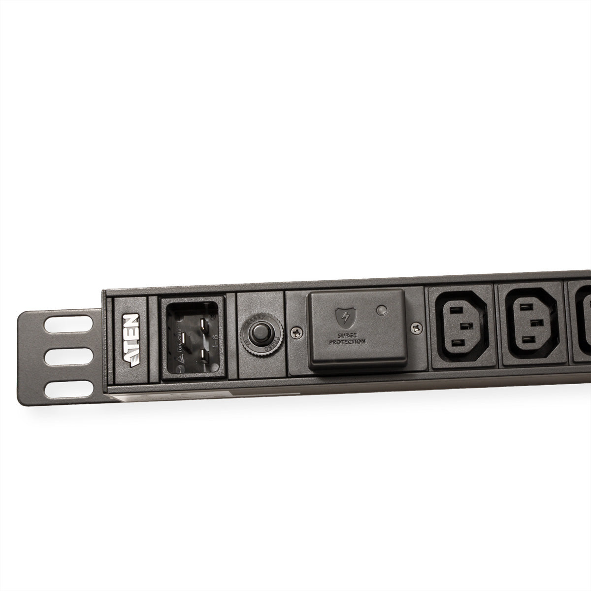 ATEN Rack-PDU – Standard, Überspannungsschutz, Überstromschutz, 0U, 16 A 100–240 V, 22×C13 + 2×C20, 3 m