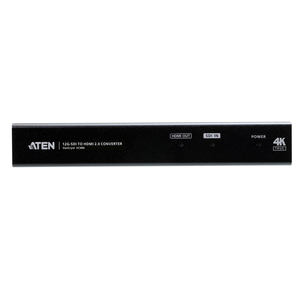 ATEN VC486 Adapter 12G-SDI zu HDMI – 4K (3840 × 2160), bis 45 m (12G-SDI), Neutaktung, RCA, Schwarz