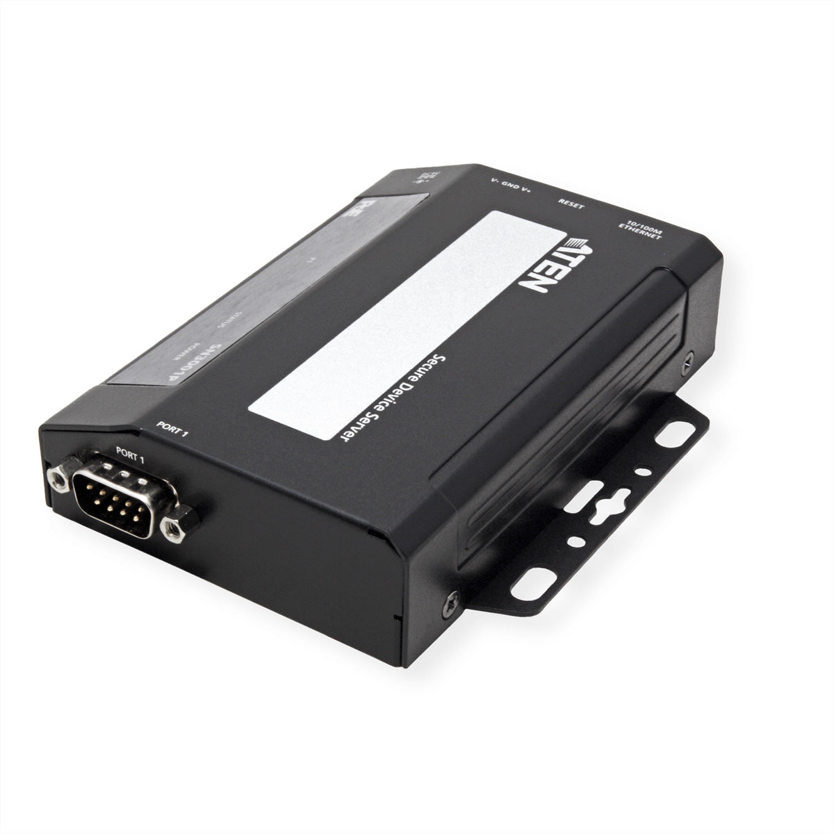 ATEN SN3001P – Serial-over-IP-Einheit – 1× RS-232, 1× RJ-45, Metallgehäuse, DIN-Schiene