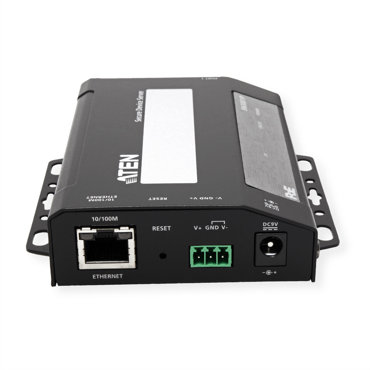 ATEN SN3001P – Serial-over-IP-Einheit – 1× RS-232, 1× RJ-45, Metallgehäuse, DIN-Schiene