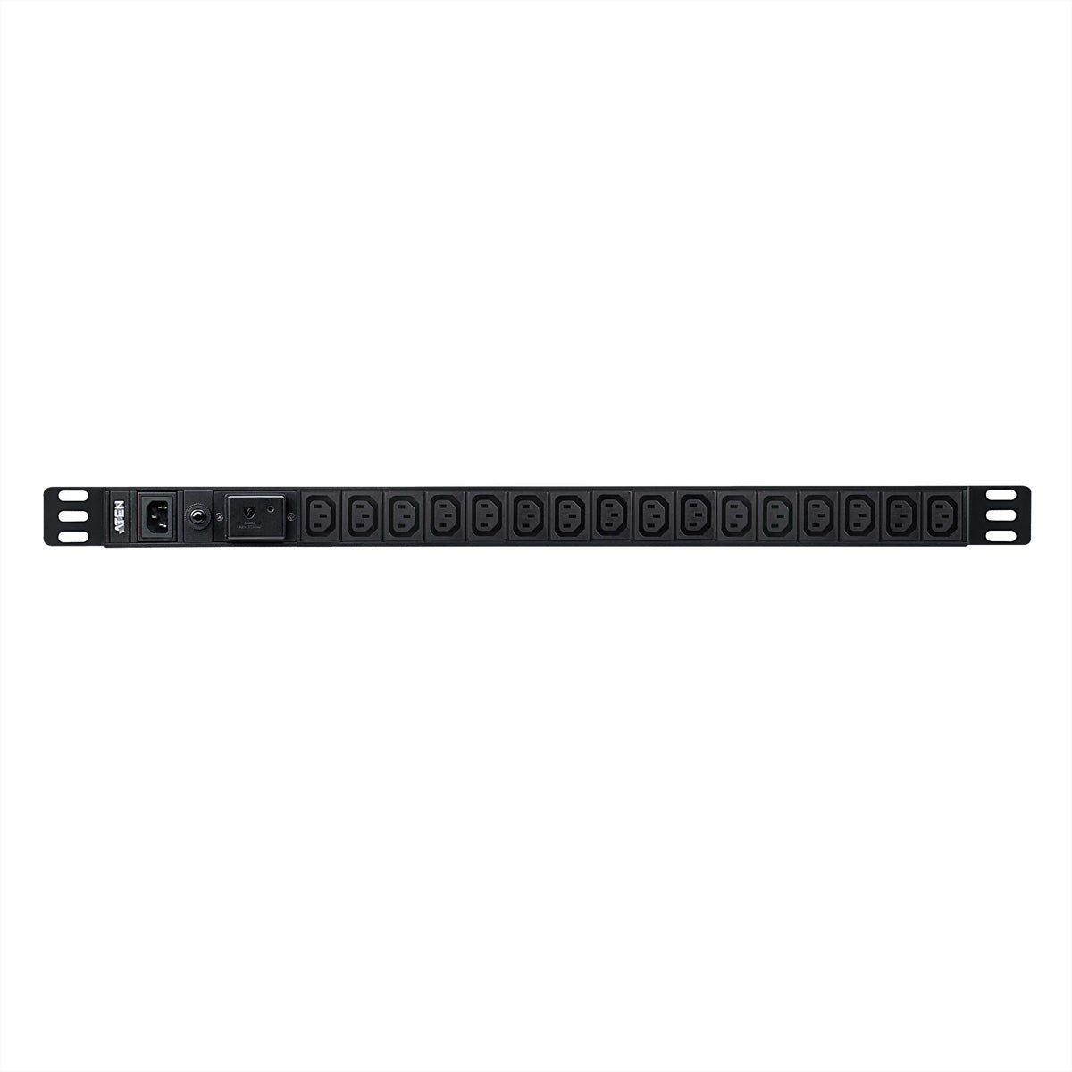 ATEN PE0116SG – Rack-PDU Basic, 16× IEC C13, 10 A, IEC C14 Stecker, 0U vertikal, mit Überspannungsschutz