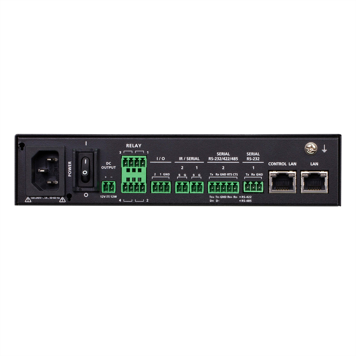 ATEN VK1200 – Kompakte Control Box (KVM over IP Switch), 2× LAN, 1× USB-A, Dual LAN, Quad-Core, ONVIF, Schwarz
