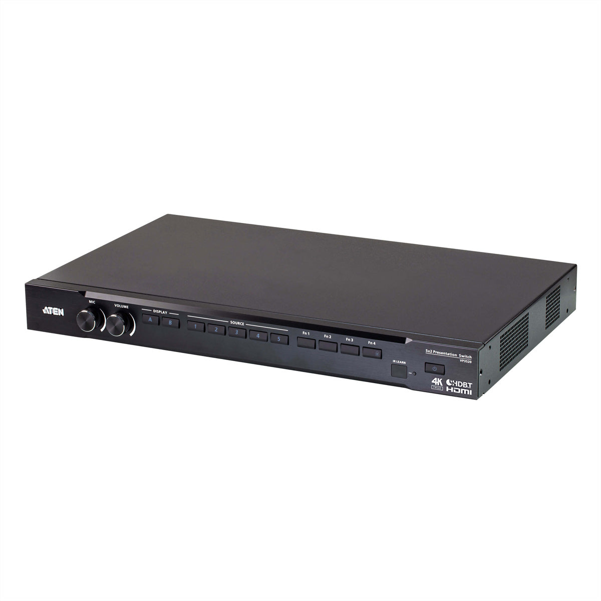 ATEN VP3520 – 5×2 HDMI-Matrix, 4K60, RS-232/Ethernet, Fernbedienung