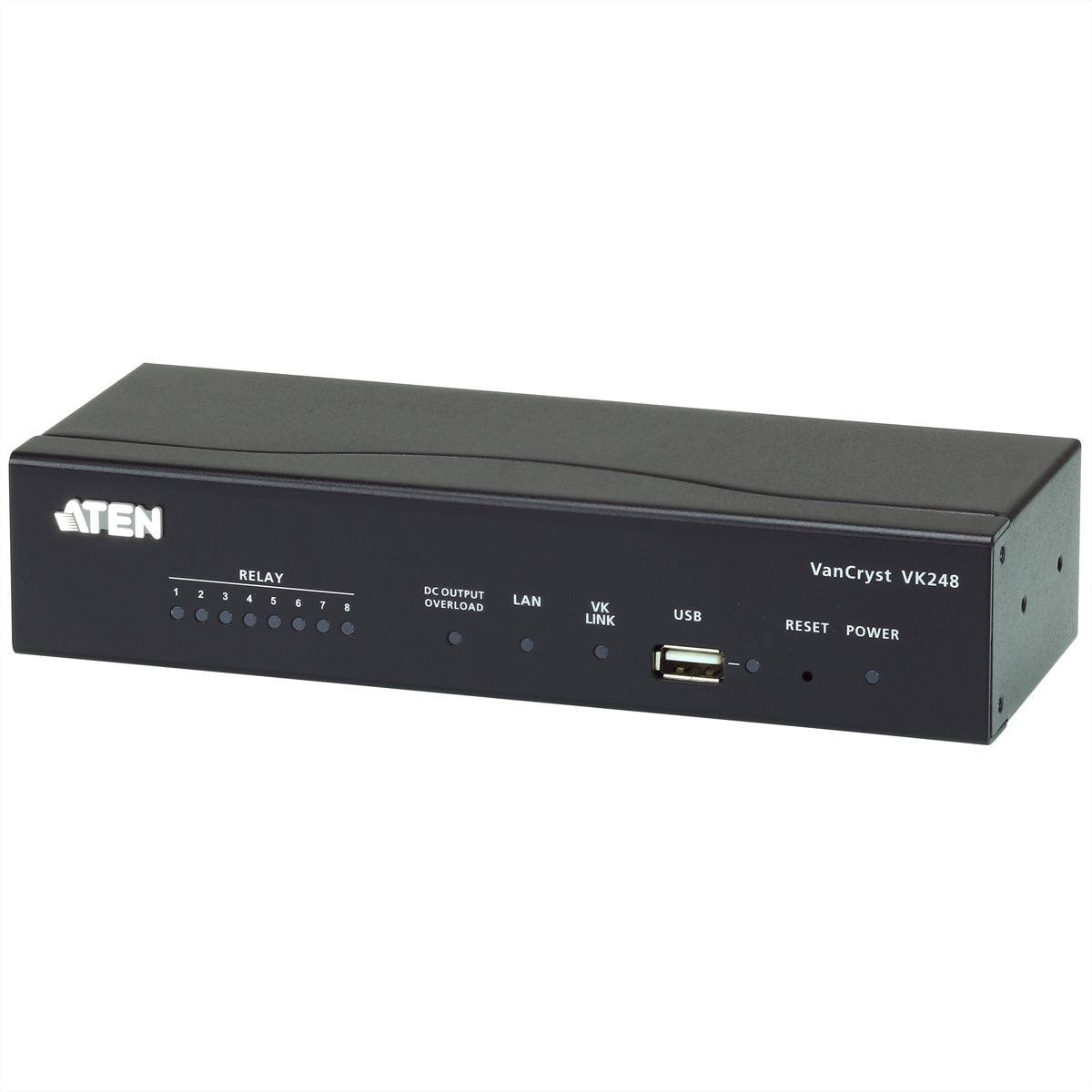 ATEN VK248 – 8-Kanal Relais-Erweiterungsbox, über Ethernet, PoE, 1× RJ-45, Telnet-CLI, für ATEN VK6000