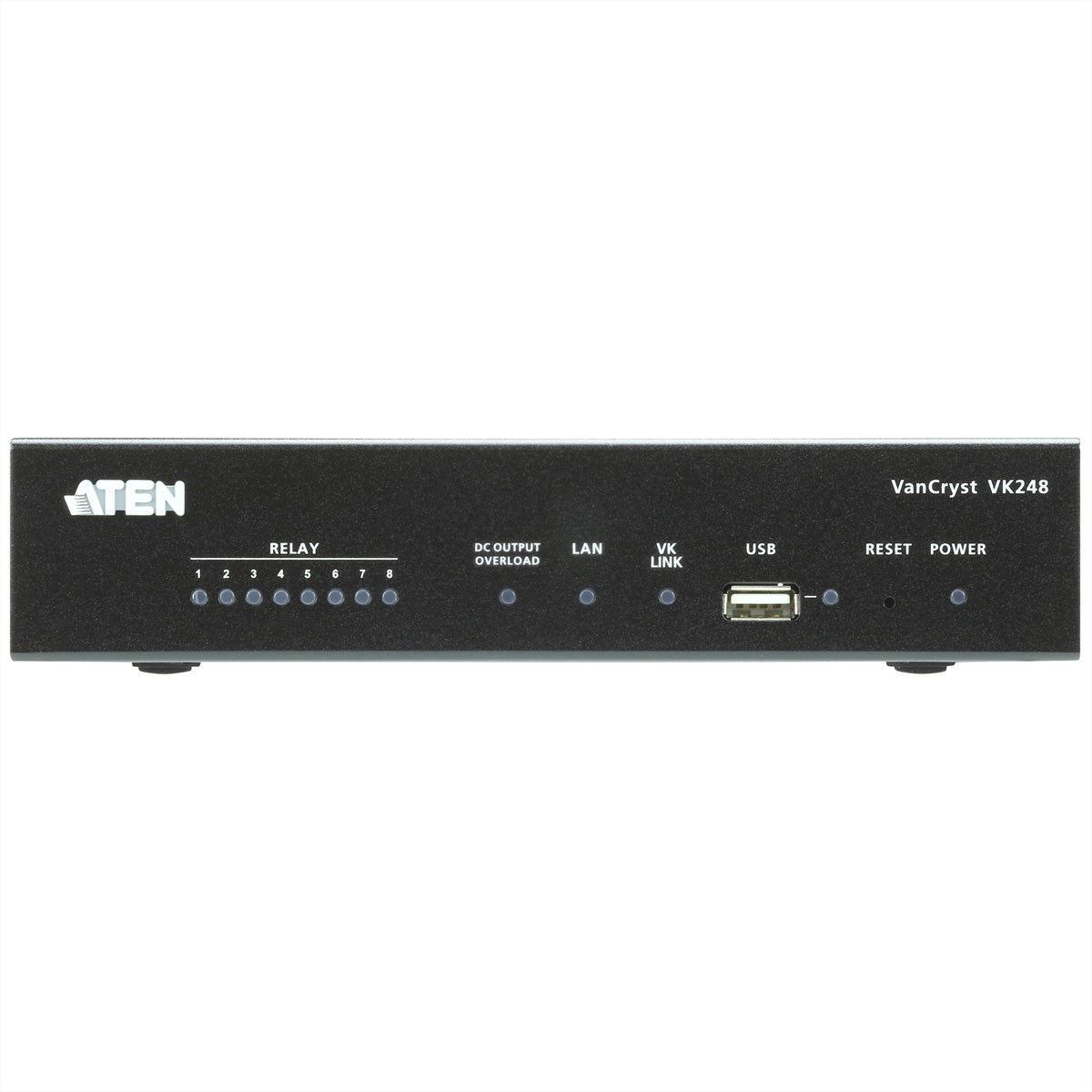 ATEN VK248 – 8-Kanal Relais-Erweiterungsbox, über Ethernet, PoE, 1× RJ-45, Telnet-CLI, für ATEN VK6000