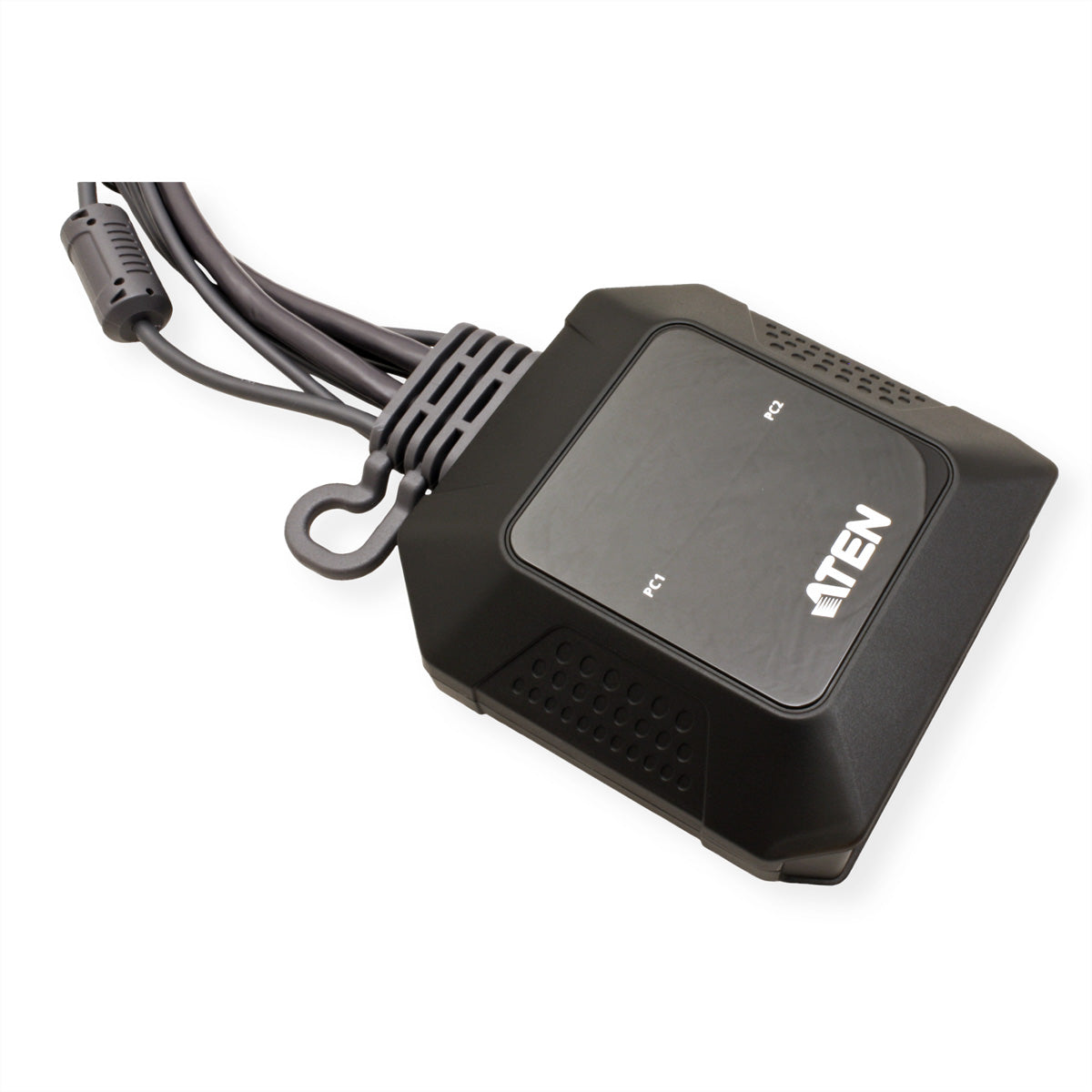 ATEN 2-Port DisplayPort KVM-Switch – 4096 × 2160, USB-C/USB-A Konsole, Audio