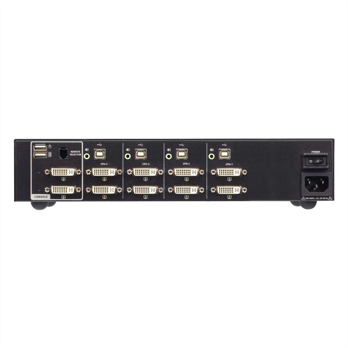 ATEN CS1144D4 – KVM-Switch – 4-Port, DVI-I – 3840 × 2160, Audio