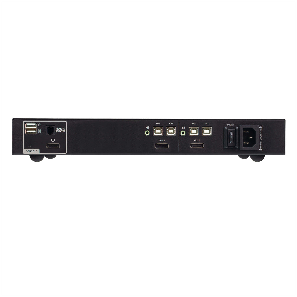 ATEN CS1182DP4C – 2-Port DP Secure KVM-Switch, Dual-View – 3840 × 2160, USB 2.0-Hub, Audio, NIAP/PP v4.0