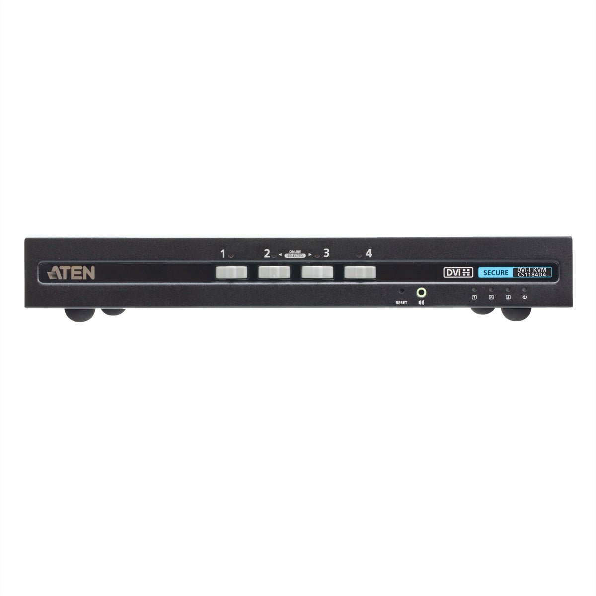 ATEN CS1184D4 KVM-Switch – DVI, 2× USB-A, 4× USB-B, 3,5 mm Audio