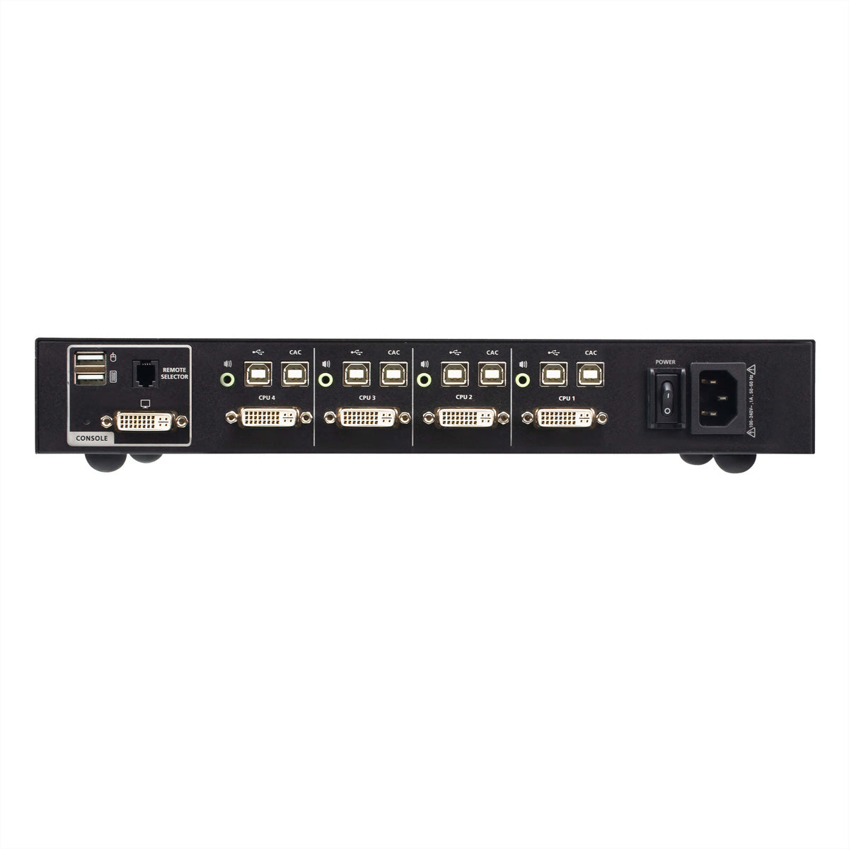 ATEN CS1184D4C KVM-Switch – DVI, 8× USB-B, 2× USB-A, 3,5 mm Audio