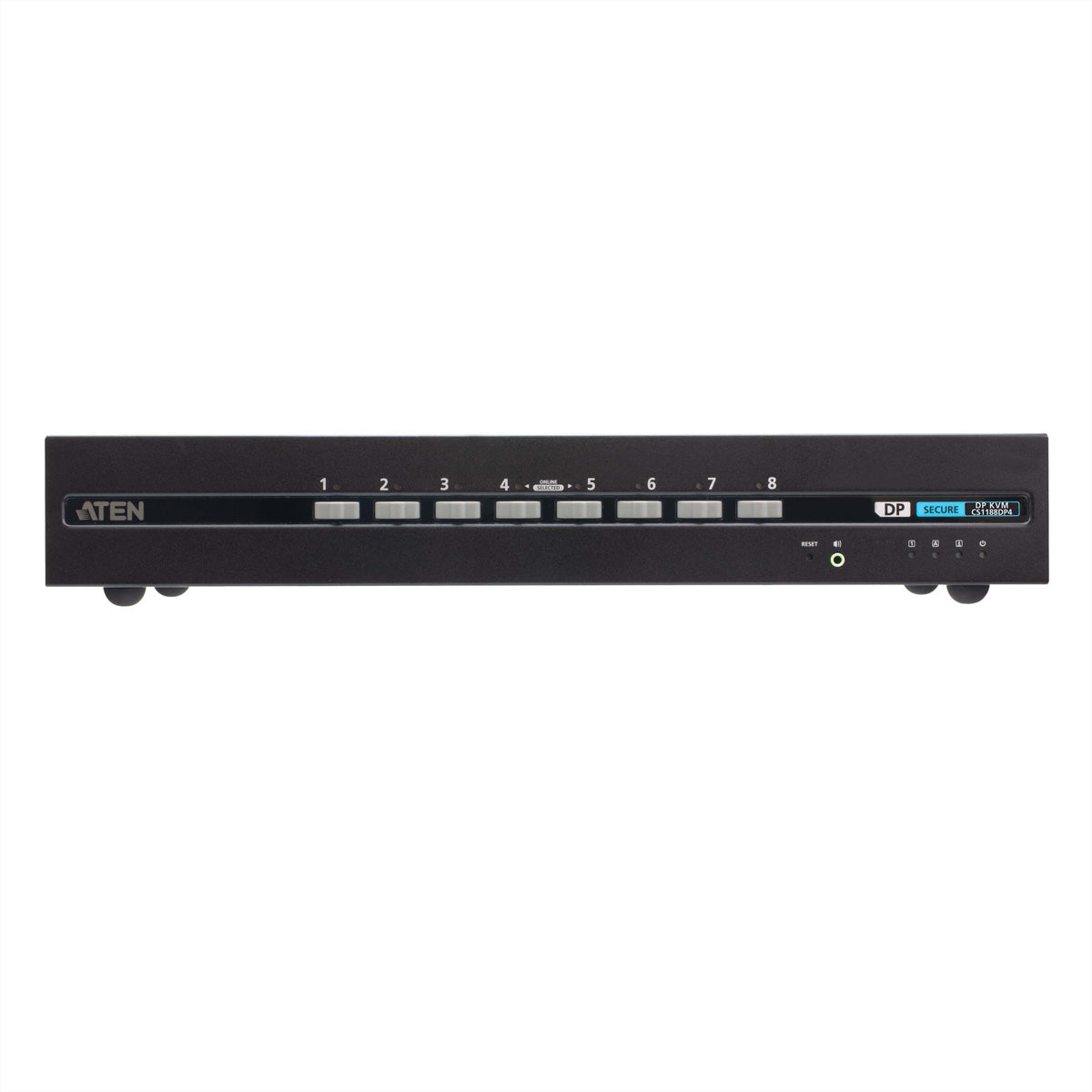 ATEN CS1188DP4 – 8-Port DP Secure KVM-Switch – 4K/30 Hz, USB 2.0-Hub, Audio, NIAP/PP v4.0