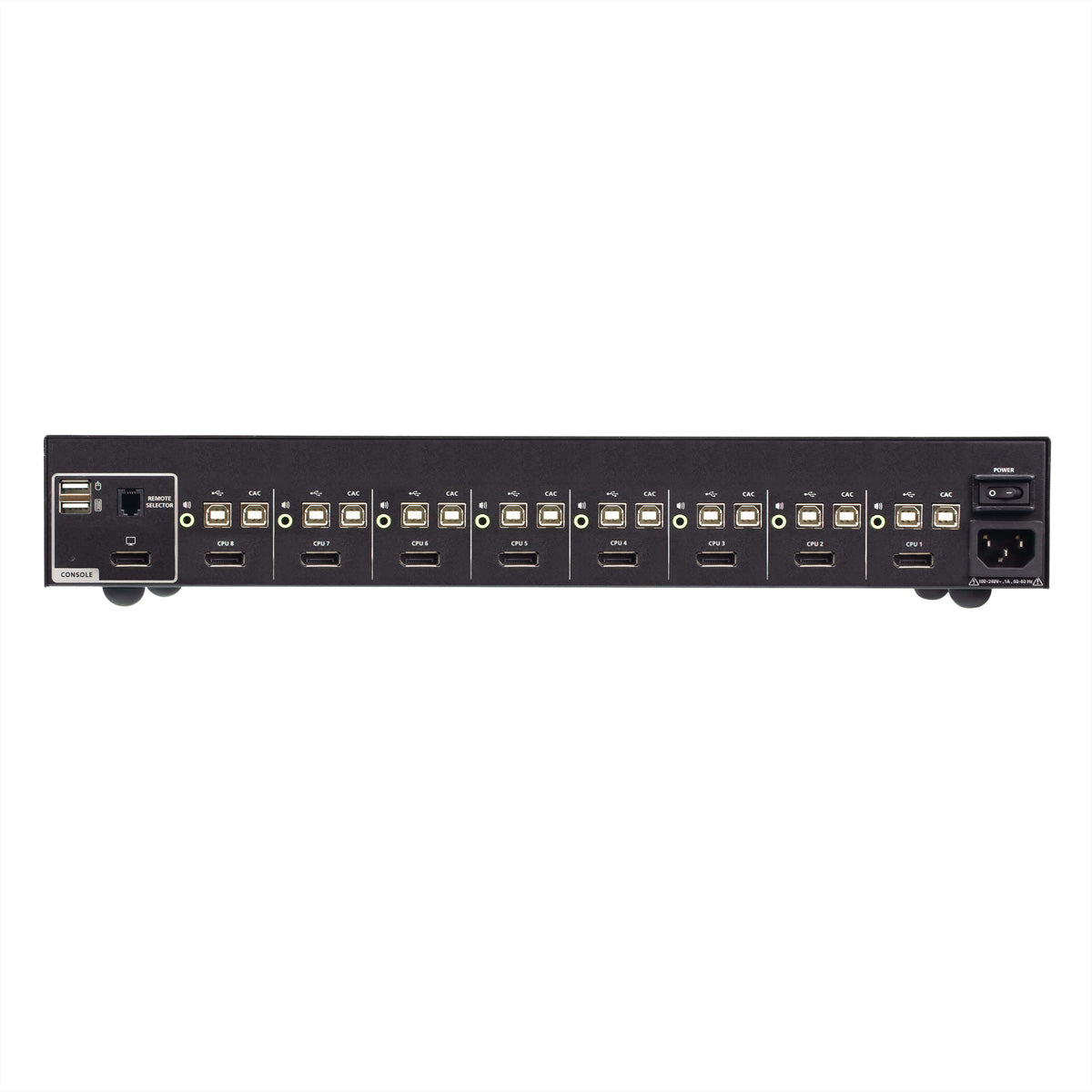 ATEN 8-Port DP KVM-Switch – 4K/30 Hz, USB 2.0-Hub, Audio
