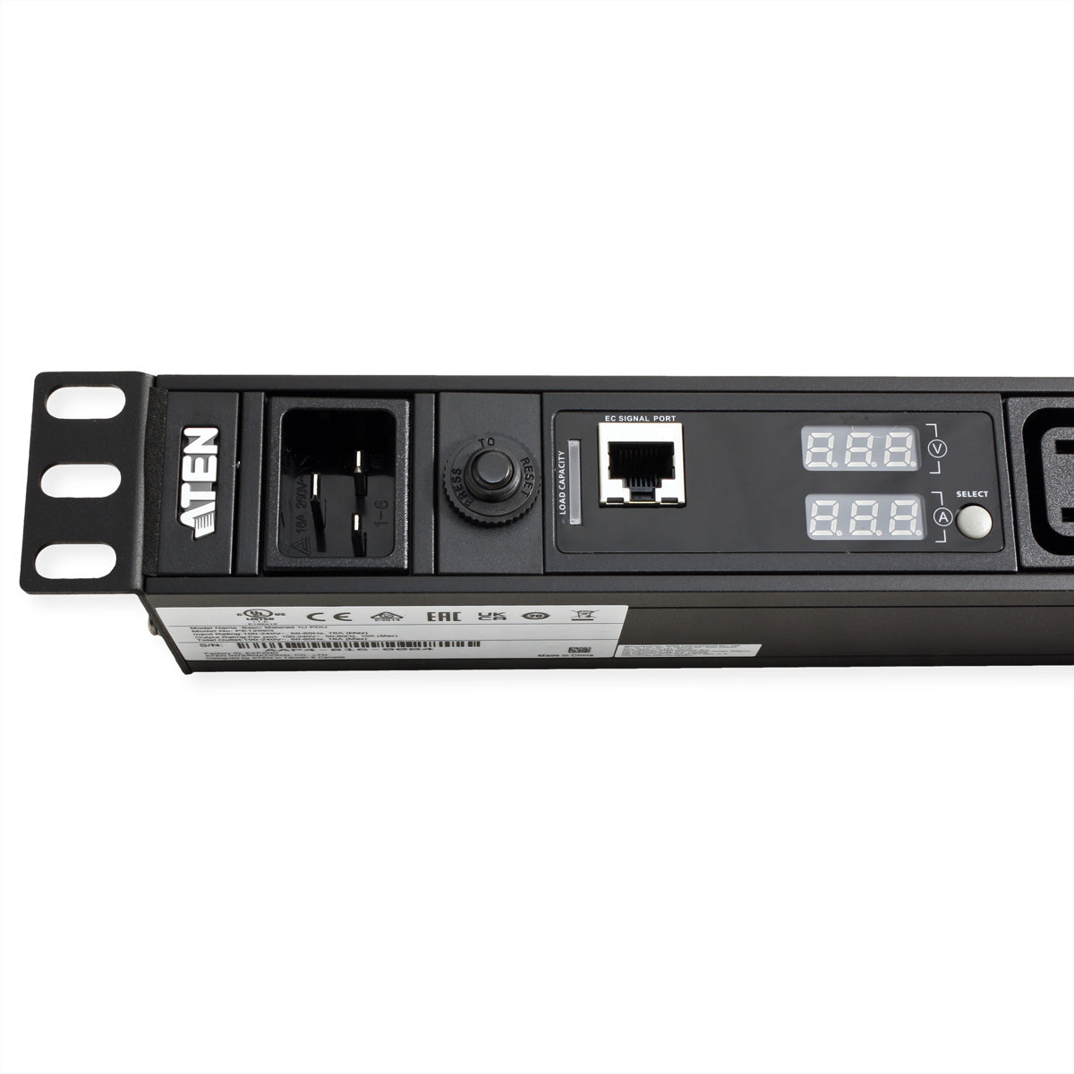 ATEN PE1209G PDU 3840 W – mit Messfunktion, Überstromschutz – 1U Rack – C13×9, Eingang IEC C20