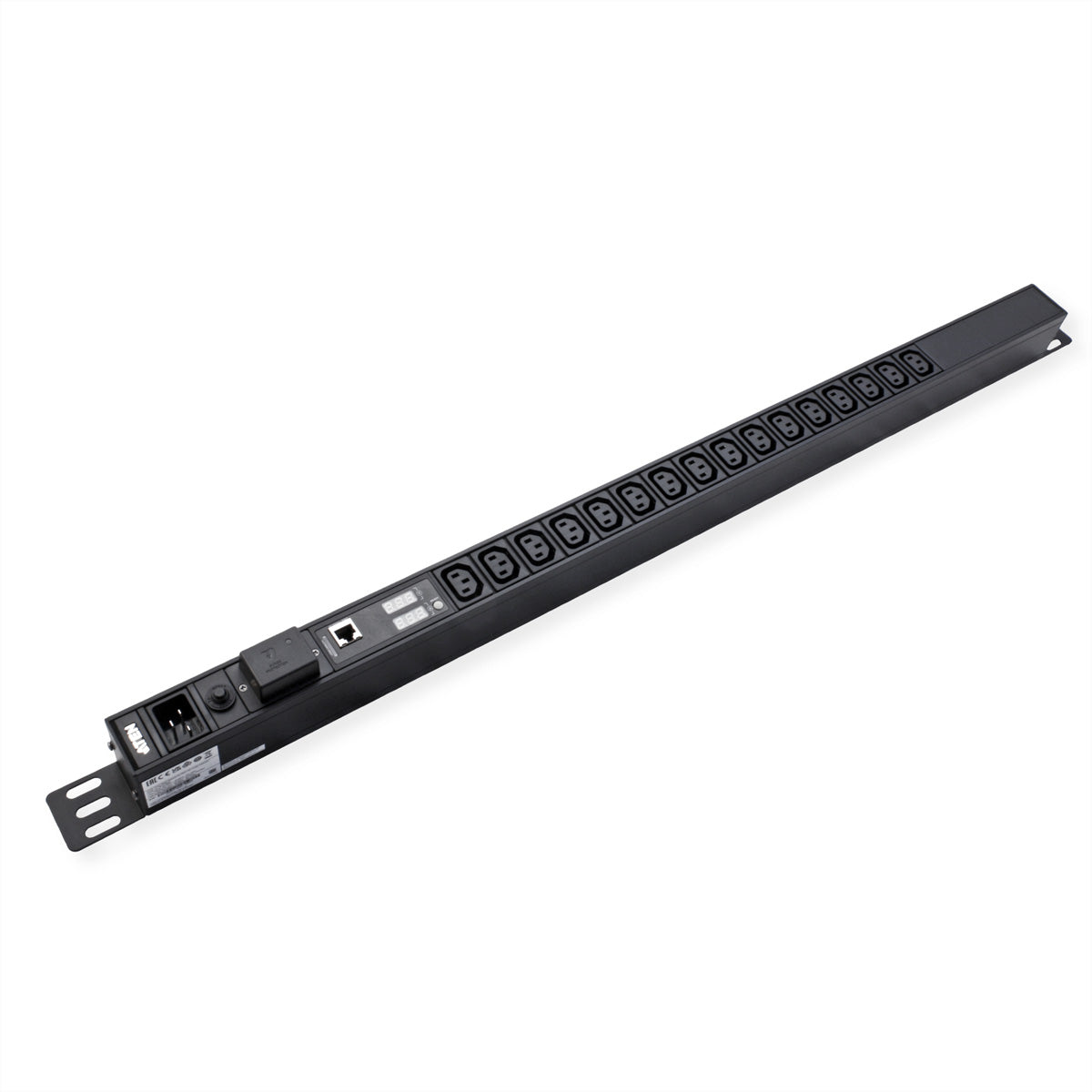 ATEN PE1216SG – Rack-PDU mit Messfunktion, 16× IEC C13, 16 A, IEC C20 Stecker, 0U vertikal, 3,8 kW