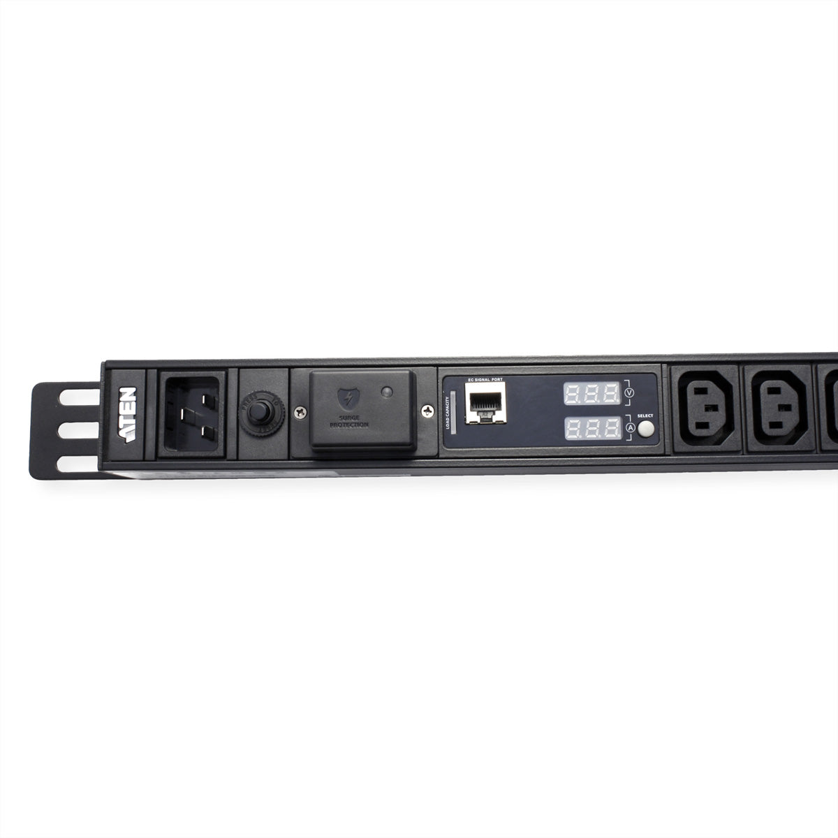 ATEN PE1224SG – Rack-PDU gemessen, 22× IEC C13 + 2× IEC C19, 16 A, IEC C20 Stecker, 0U vertikal, 3,8 kW