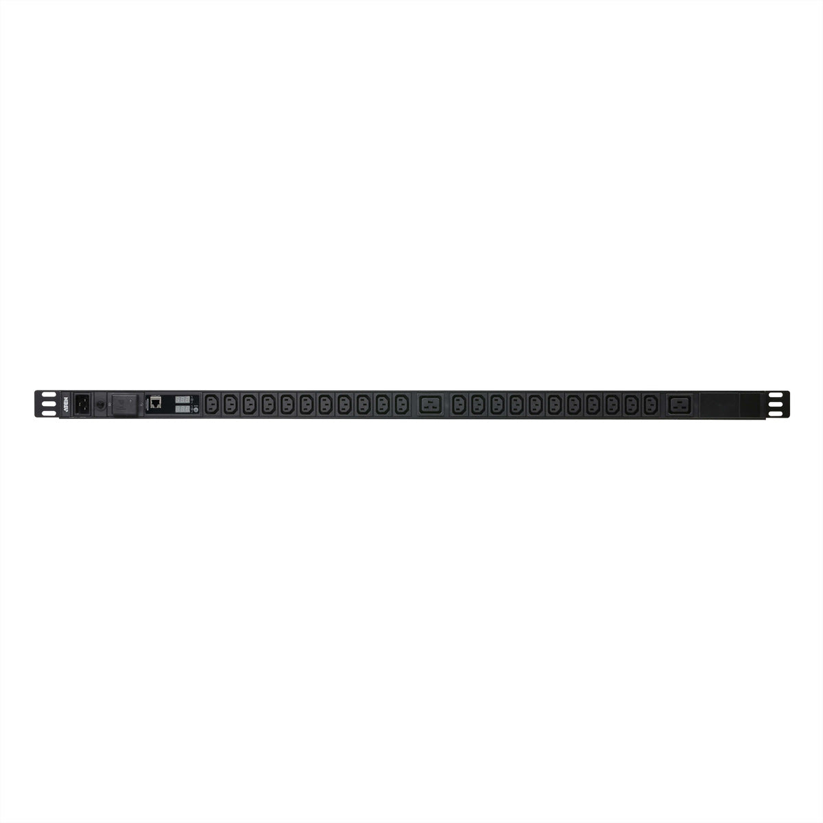 ATEN PE1224SG – Rack-PDU gemessen, 22× IEC C13 + 2× IEC C19, 16 A, IEC C20 Stecker, 0U vertikal, 3,8 kW