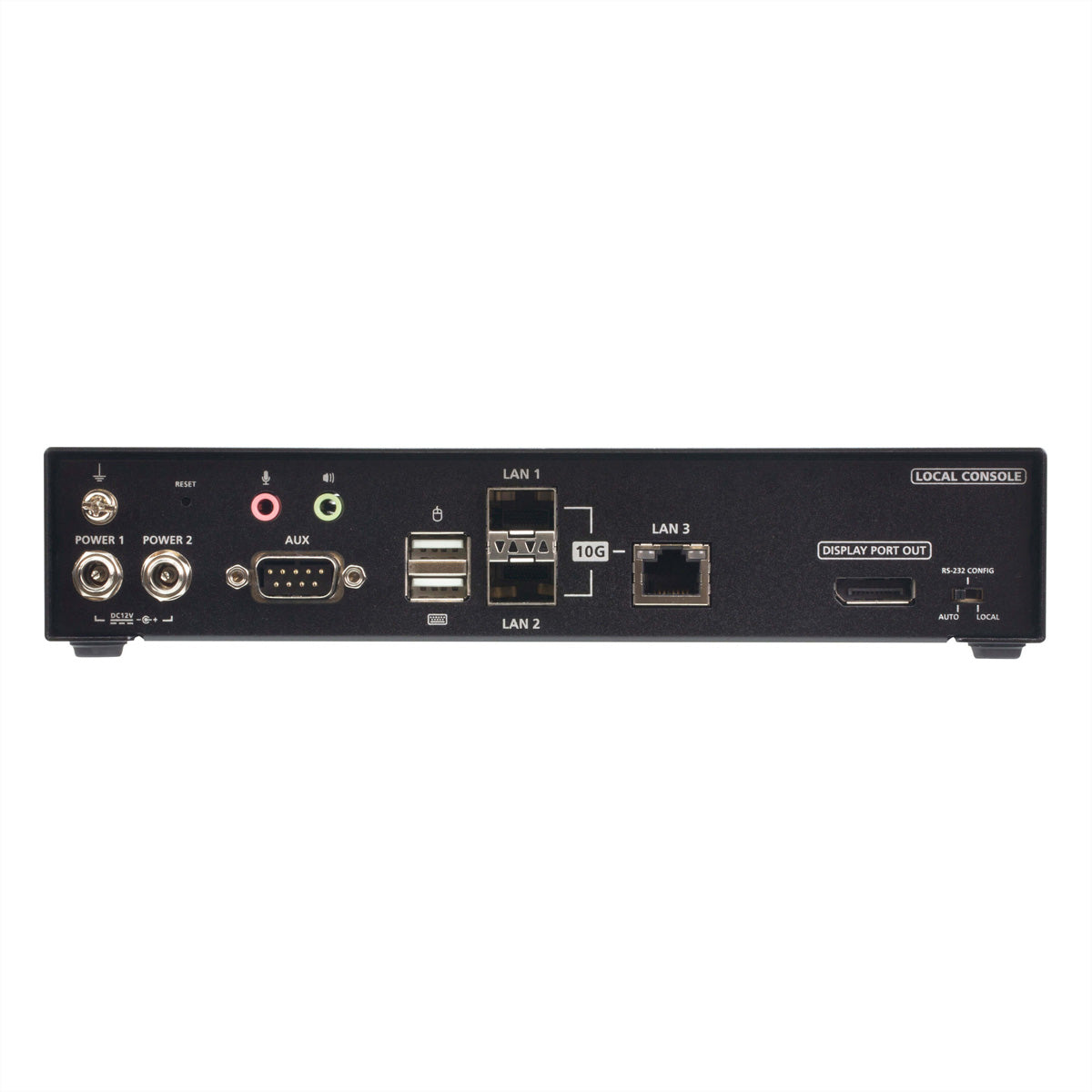ATEN KX9970T – DisplayPort KVM über IP Sender, 5K@30 Hz, HDR, RS-232, 2× SFP, Schwarz