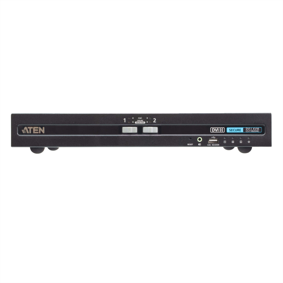 ATEN CS1182D4C KVM-Switch – DVI-I, 4× USB-B, 2× USB-A, 3,5 mm Audio
