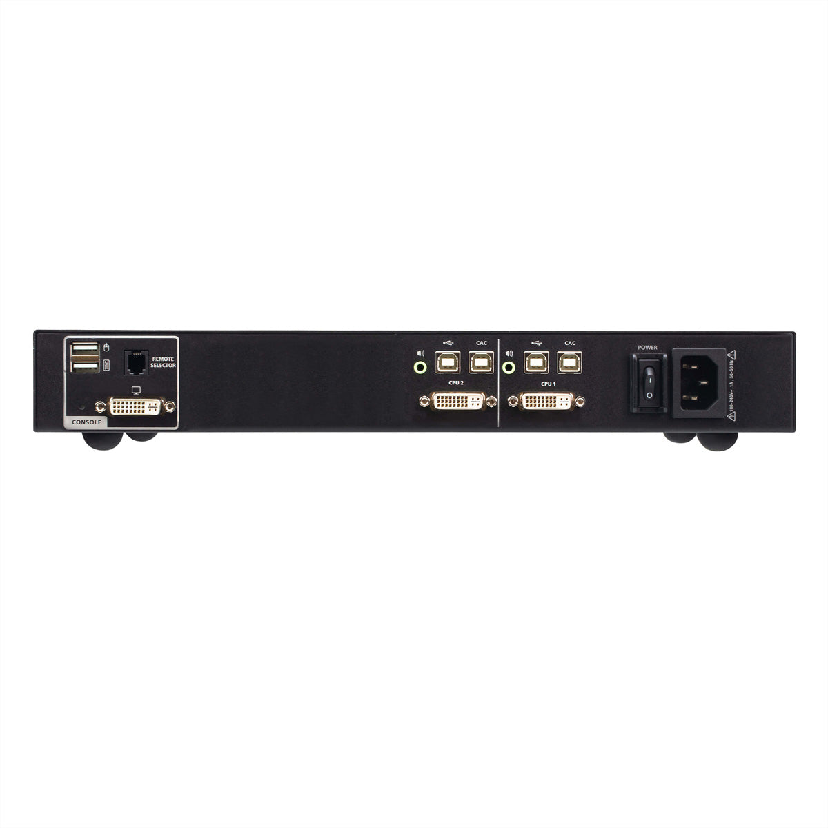 ATEN CS1182D4C KVM-Switch – DVI-I, 4× USB-B, 2× USB-A, 3,5 mm Audio