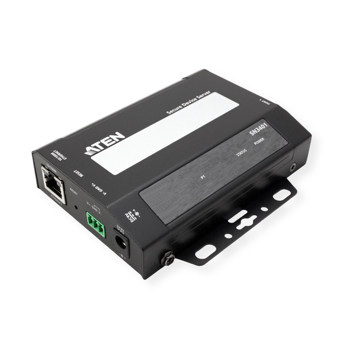 ATEN SN3401 Secure Device Server 1× RS-232/422/485 zu Ethernet – 10/100 Mbit/s