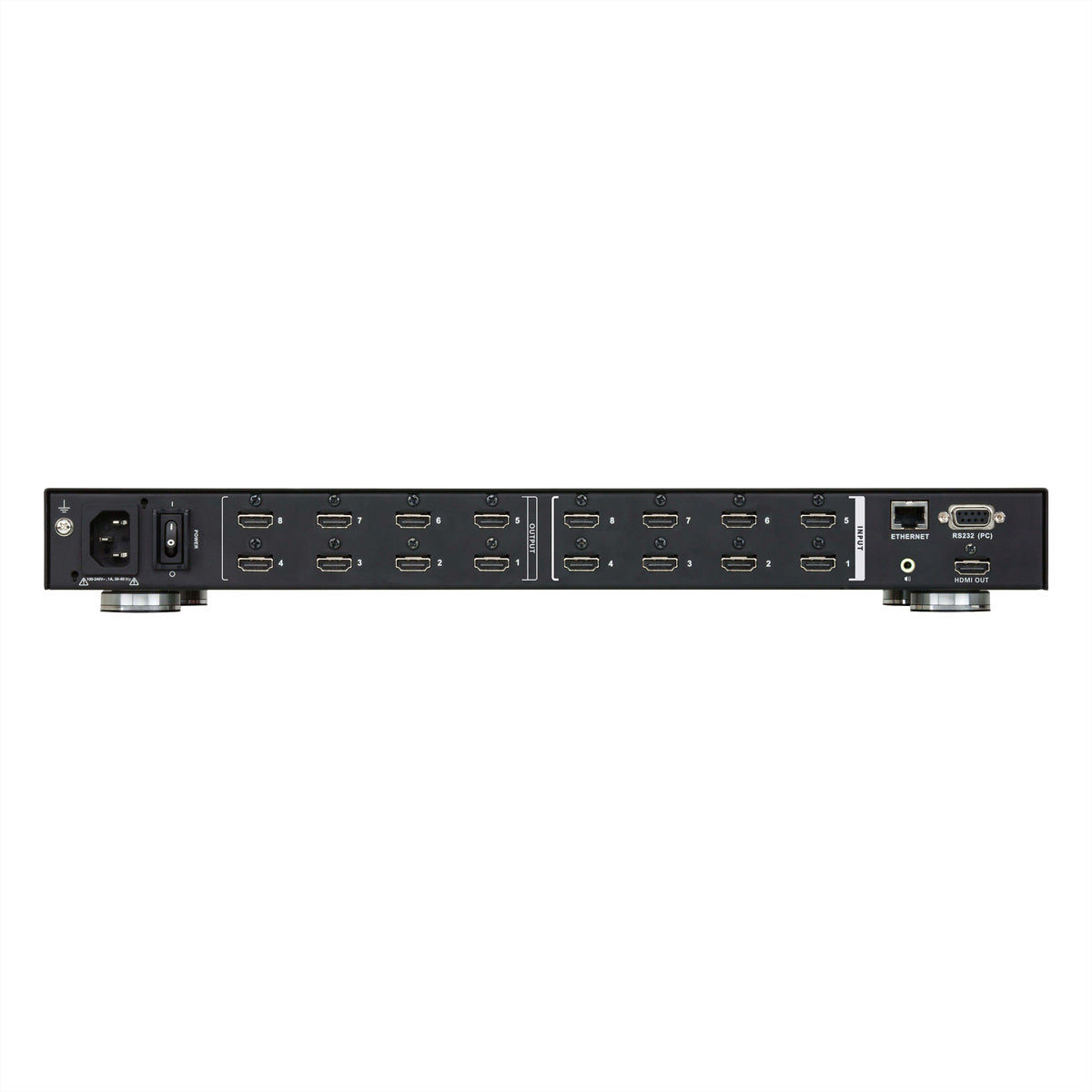 ATEN HDMI Matrix 8×9, 1080p@60 Hz, Scaler, Preview, HDCP 1.4, RS-232, WebGUI, Schwarz
