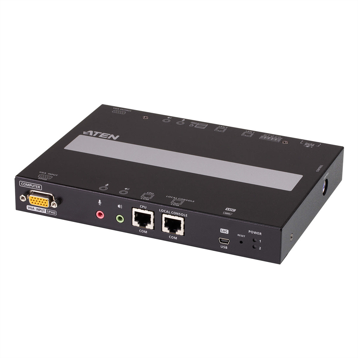 ATEN RCMVGA101 KVM over IP-Switch – USB/PS/2, 2× VGA, 3,5 mm Audio, für Windows/Mac/Linux