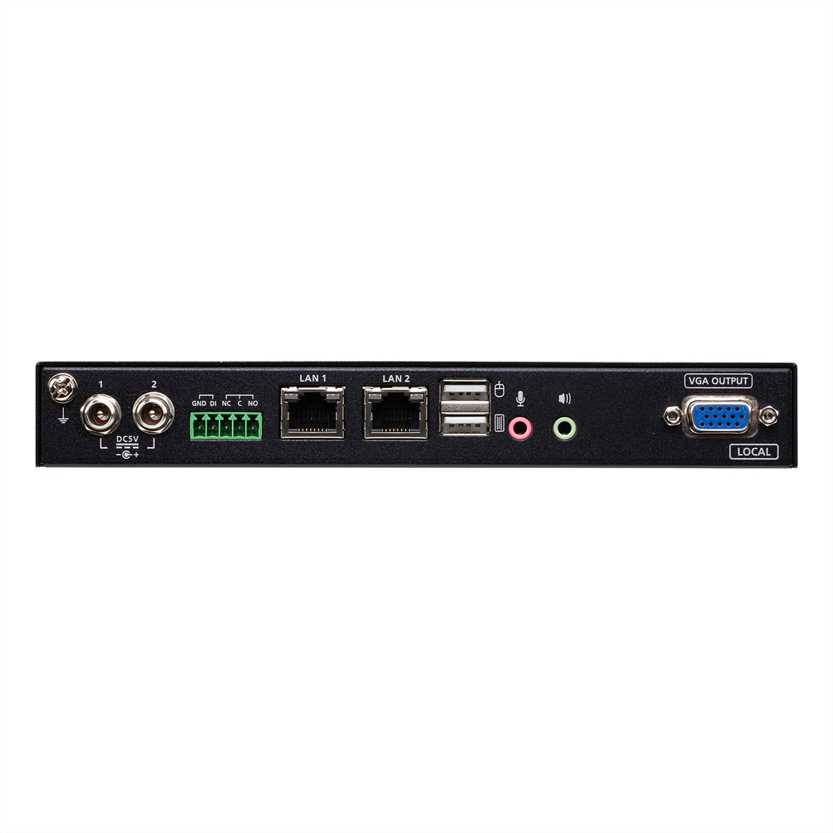 ATEN RCMVGA101 KVM over IP-Switch – USB/PS/2, 2× VGA, 3,5 mm Audio, für Windows/Mac/Linux