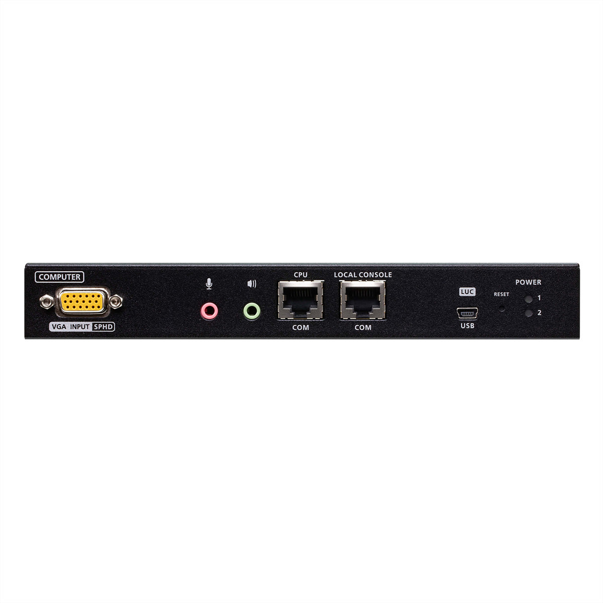 ATEN RCMVGA101 KVM over IP-Switch – USB/PS/2, 2× VGA, 3,5 mm Audio, für Windows/Mac/Linux