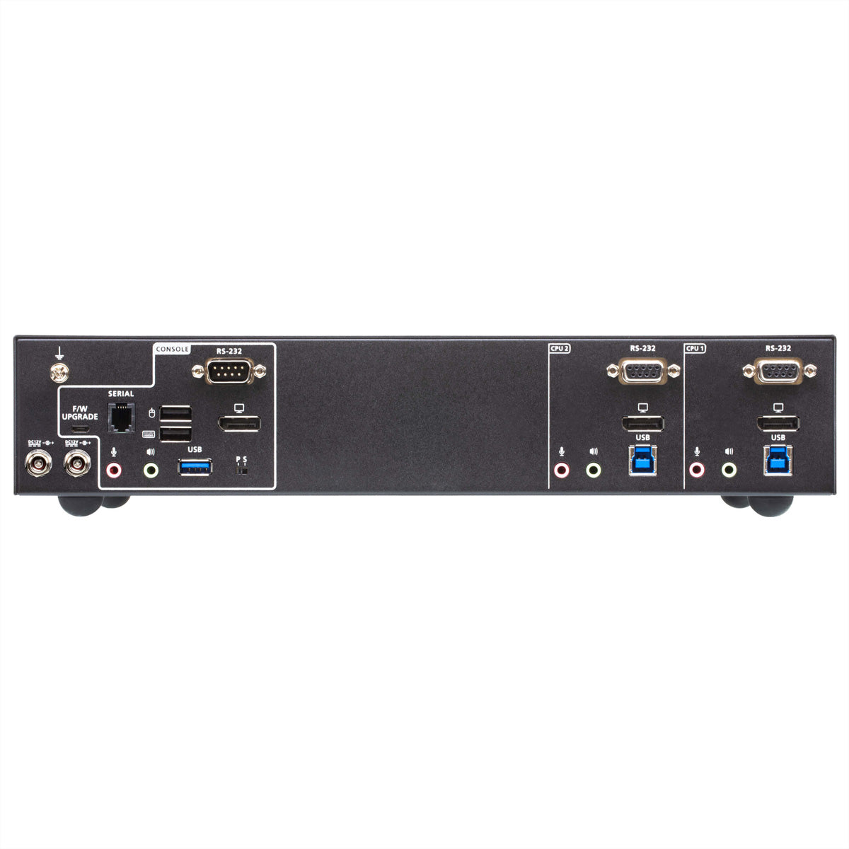 ATEN CS1922ATC – KVM-Switch – 2-Port, 2×DP, USB 3.1 Gen1 (2×Typ-A), 4K 60 Hz, DC-Redundanz