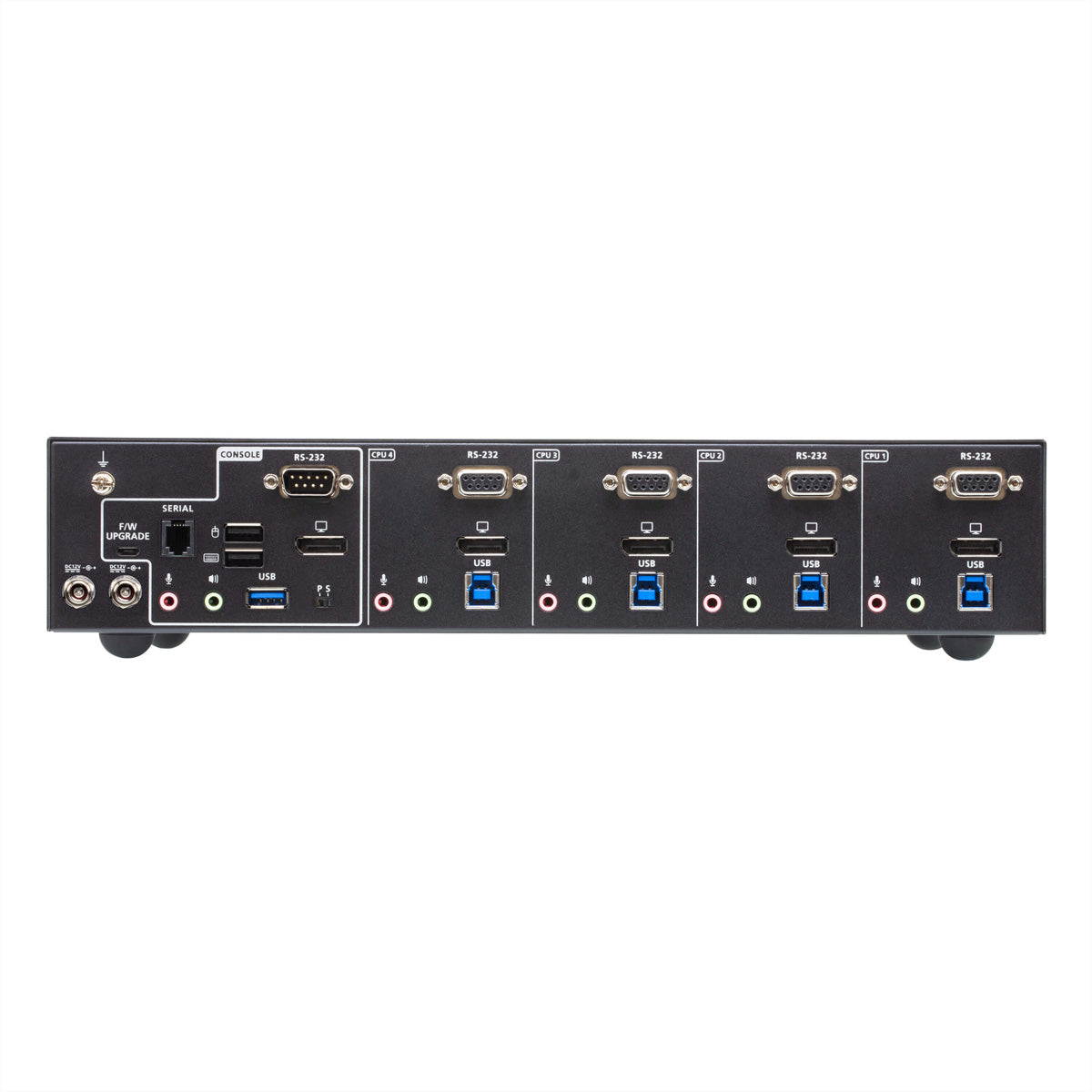 ATEN CS1924ATC – KVM-Switch – 4-Port, DP – 4096 × 2160 @ 60 Hz, Audio, für ATC