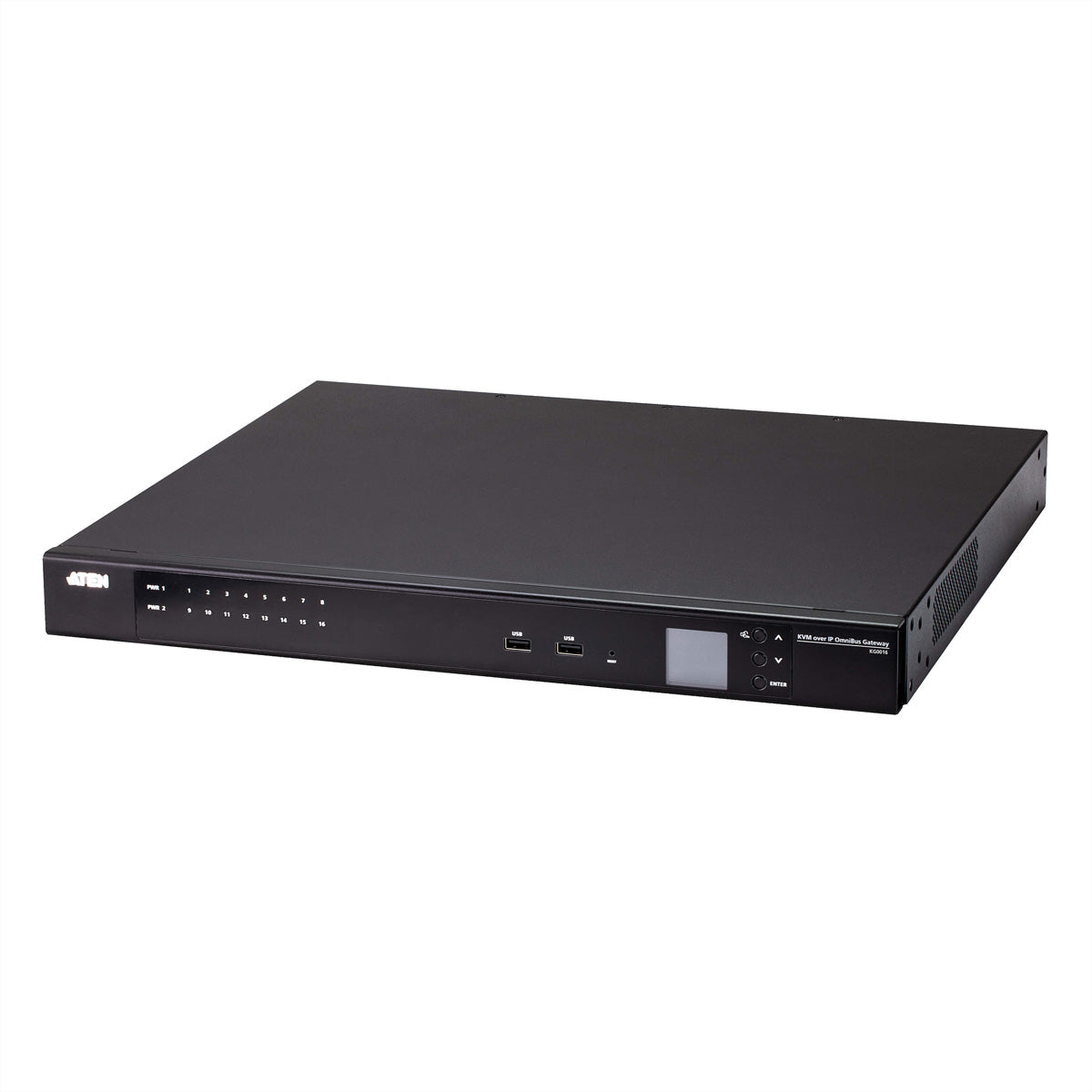 ATEN KG0016 – KVM-Switch – 16-Port, RJ-45 – 1920 × 1080 @ 60 Hz, Schwarz