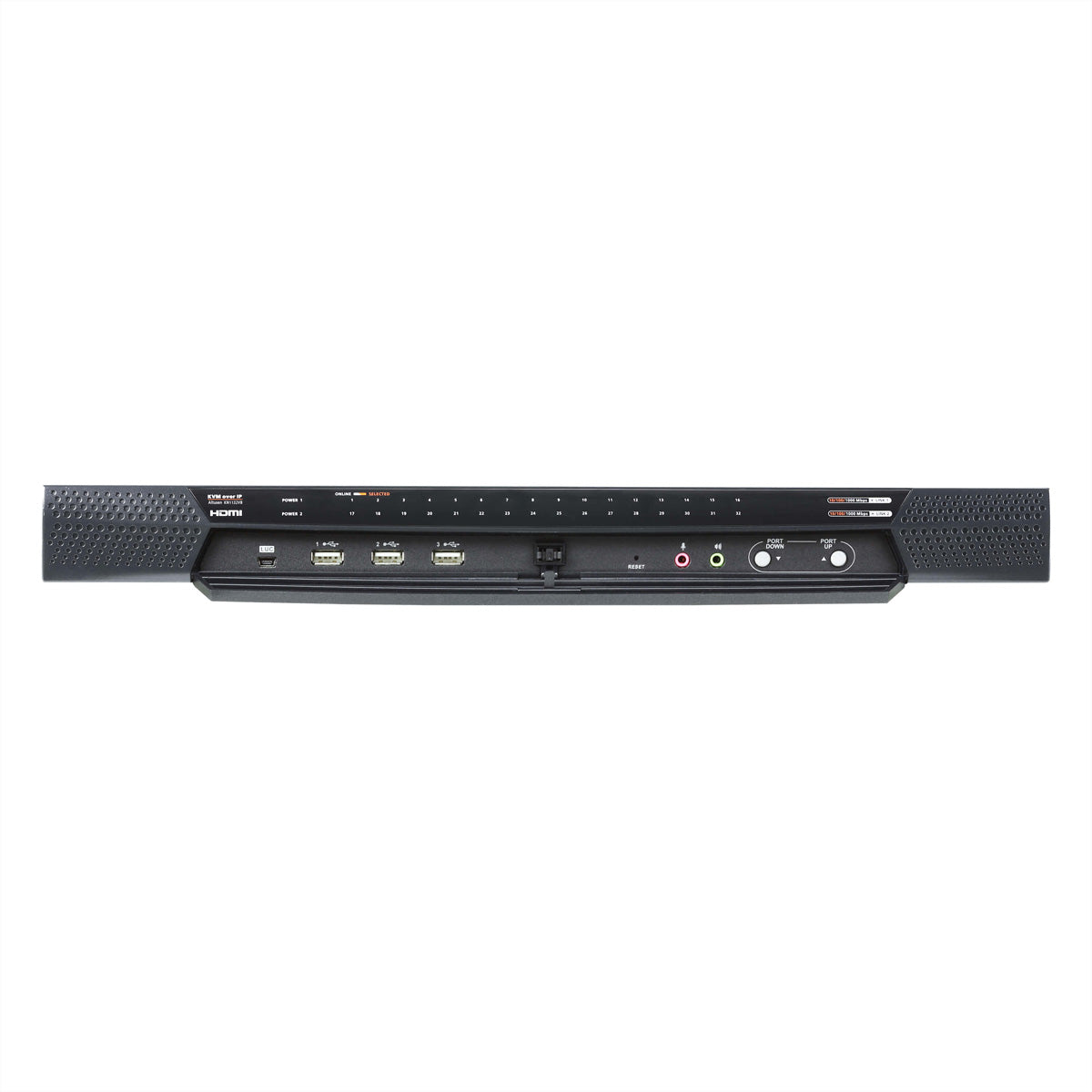 ATEN KN1132VB KVM over IP-Switch – USB, PS/2, 1× HDMI, 1× VGA, 5× USB-A, GbE, für Windows/Mac/Linux