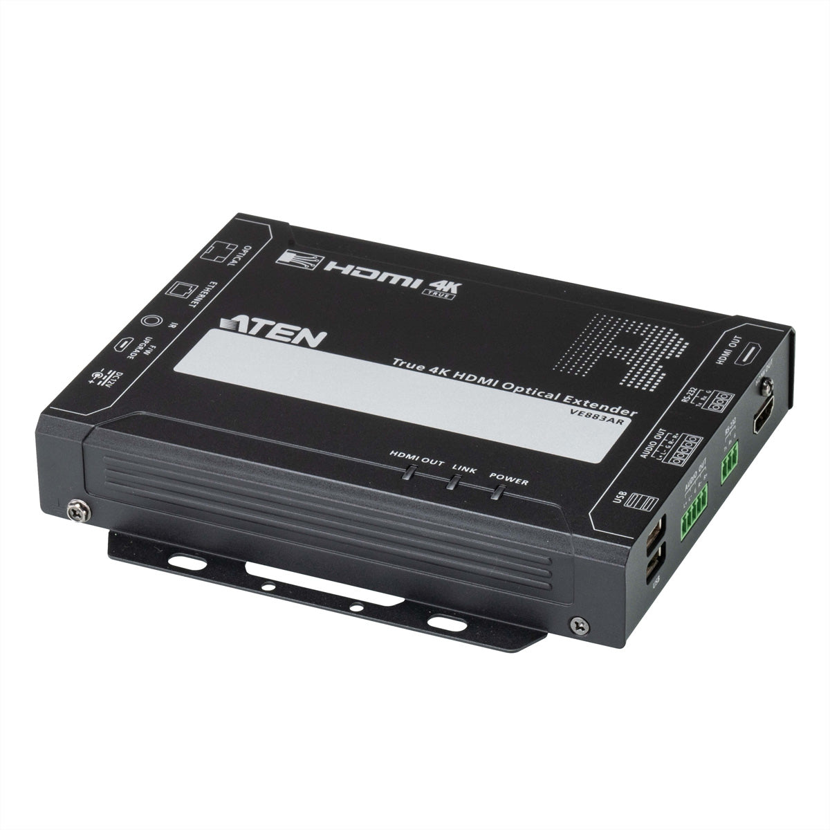 ATEN VE883ARK2 – HDMI-Empfänger (RX), über Glasfaser, 4K@60 Hz, 10 km, IR/RS-232, HDCP 2.2