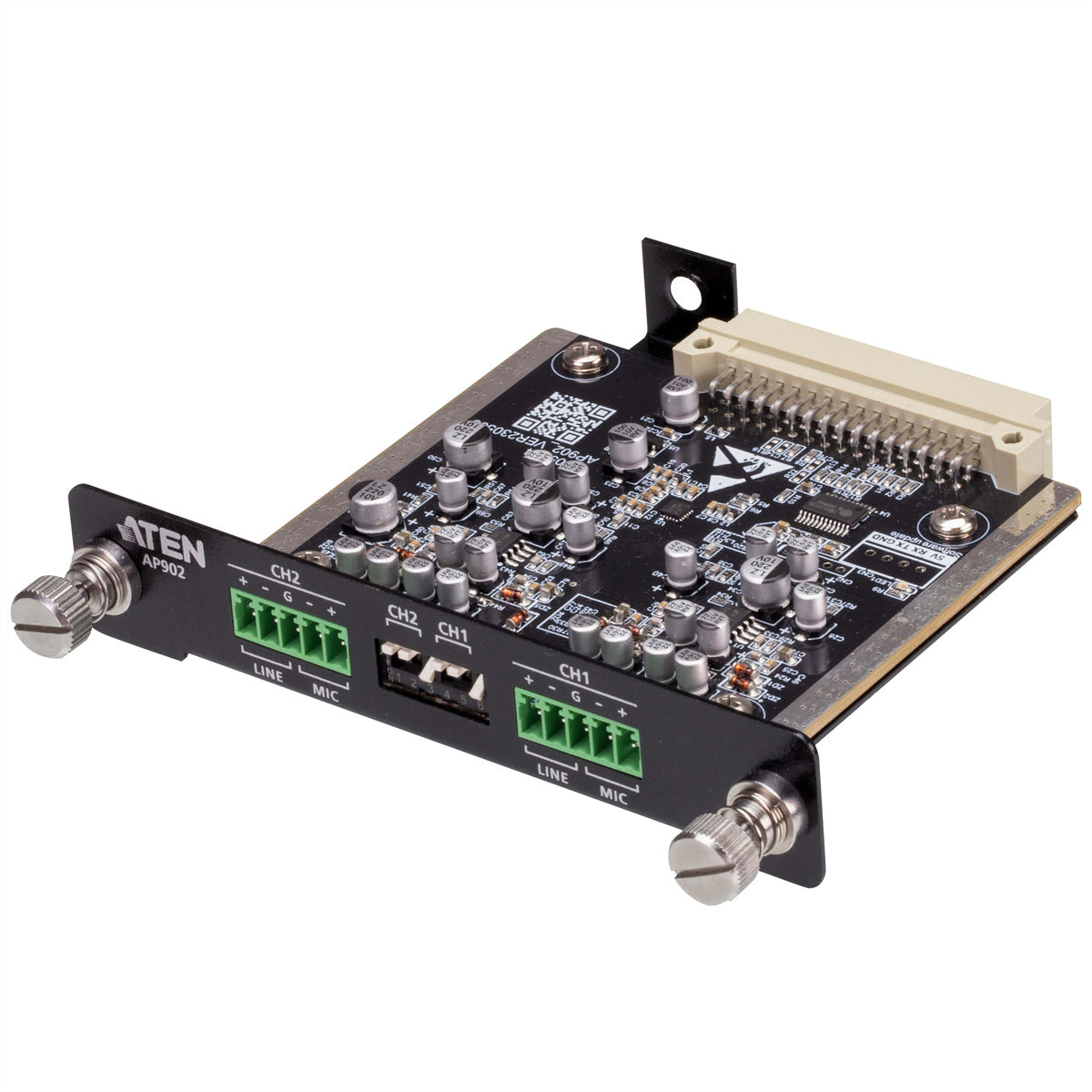 ATEN AP902 – 2-Kanal Mic/Line Vorverstärkerkarte, Verstärkung 36 dB, RS-232, für AP-Serie