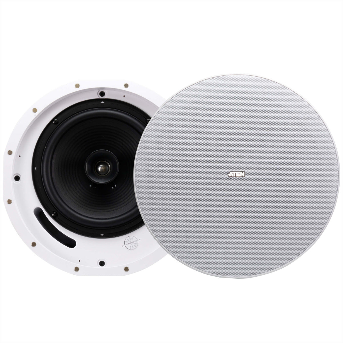 ATEN AS108 – Deckenlautsprecher – 2-Wege, 8", 8 Ω, 80 W, Grau