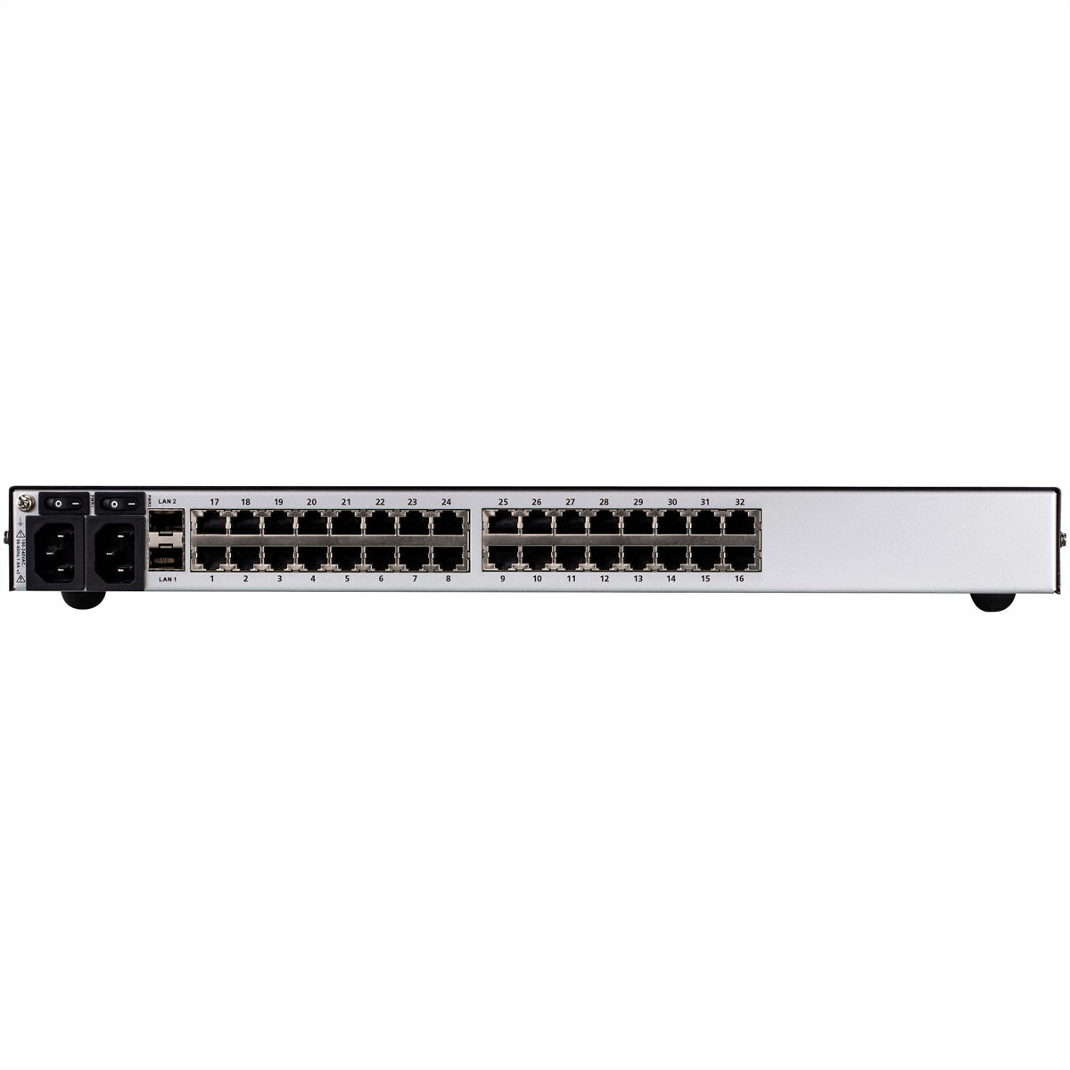 ATEN SN1132CO Serieller Konsolenserver – 32 Ports, 4× USB 2.0, 2× SFP, Duale Stromversorgung, RJ-45 – Schwarz