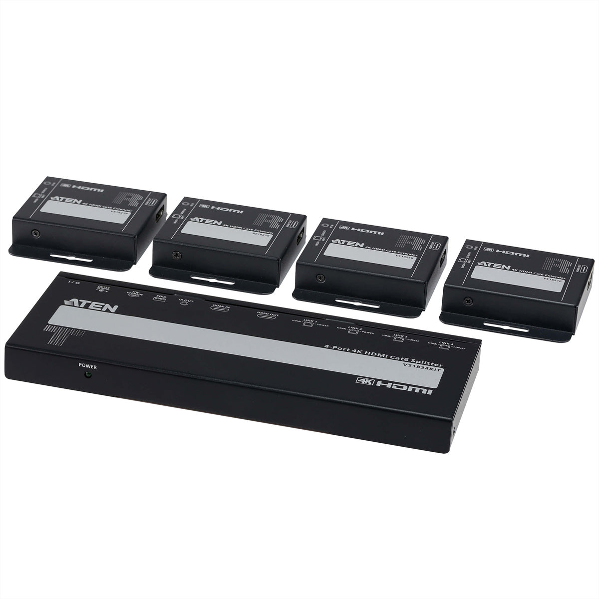 ATEN VS1824KIT – 1×4 HDMI-Matrix, 4K60, Ethernet, IR