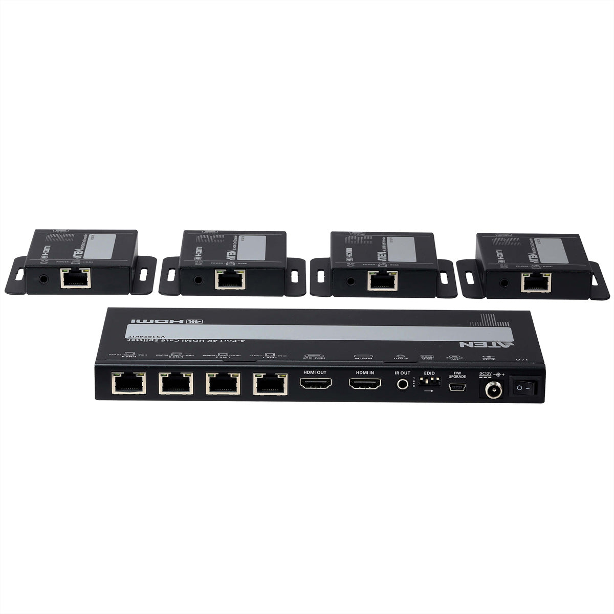 ATEN VS1824KIT – 1×4 HDMI-Matrix, 4K60, Ethernet, IR