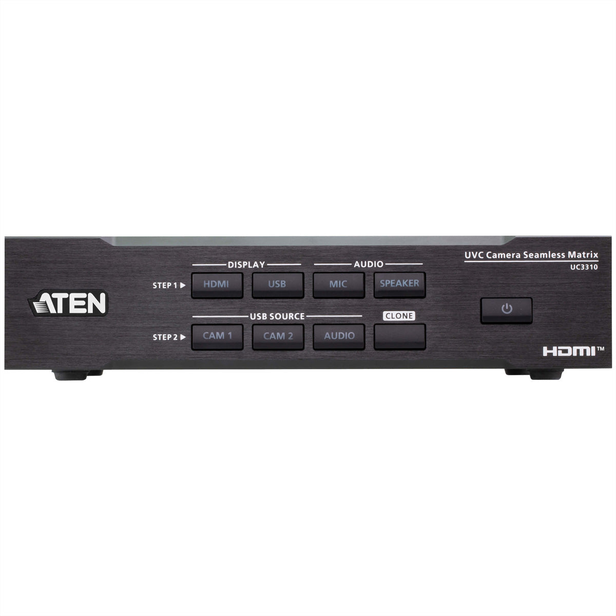 ATEN UC3310 CAMLIVE MX – UVC Matrix, 2× USB In / 1× HDMI Out, 4K@30 Hz, RS-232/RS-485 (VISCA)