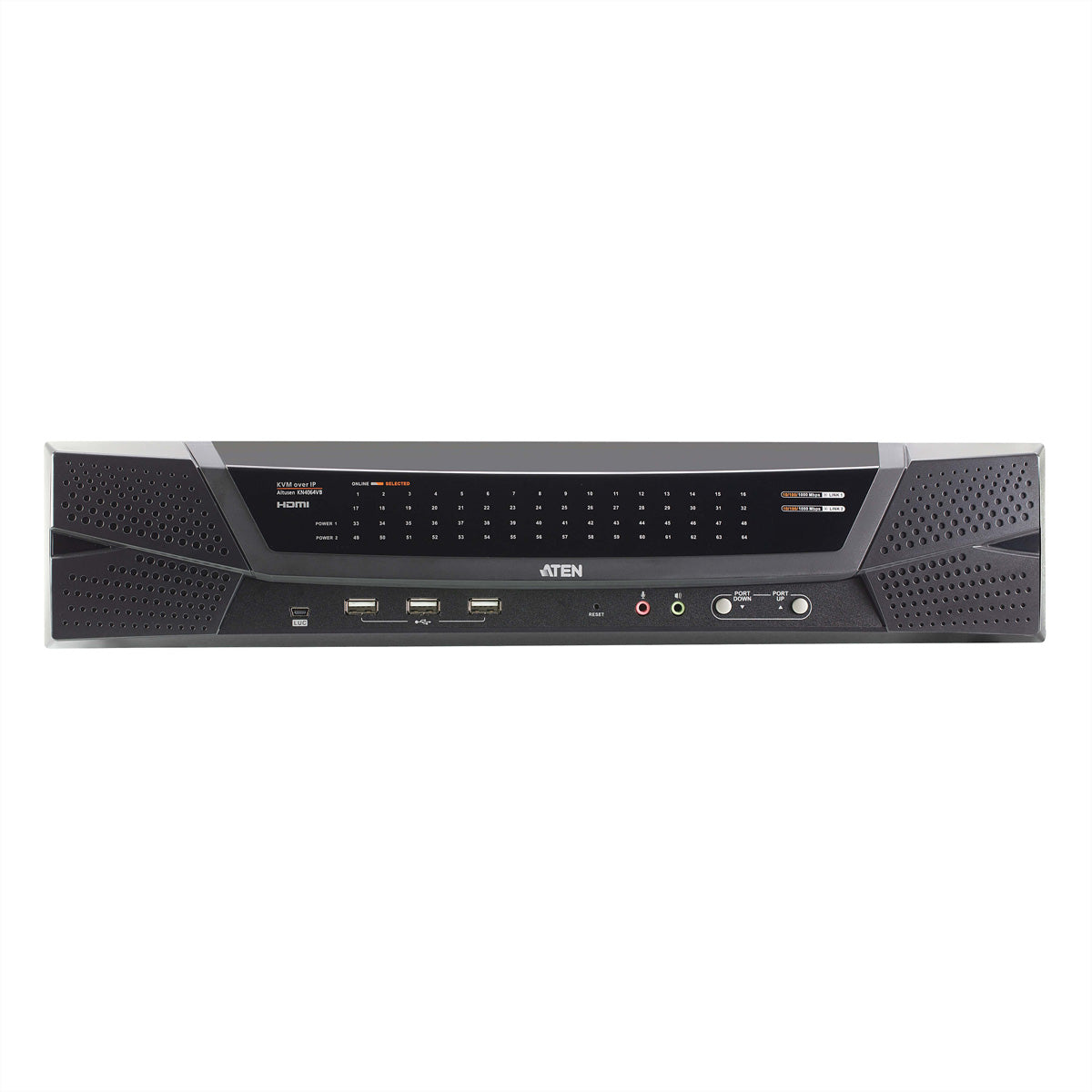 ATEN KN4064VB KVM über IP-Switch – HDMI/VGA, 3× USB-A, GbE, für Windows/Mac/Linux